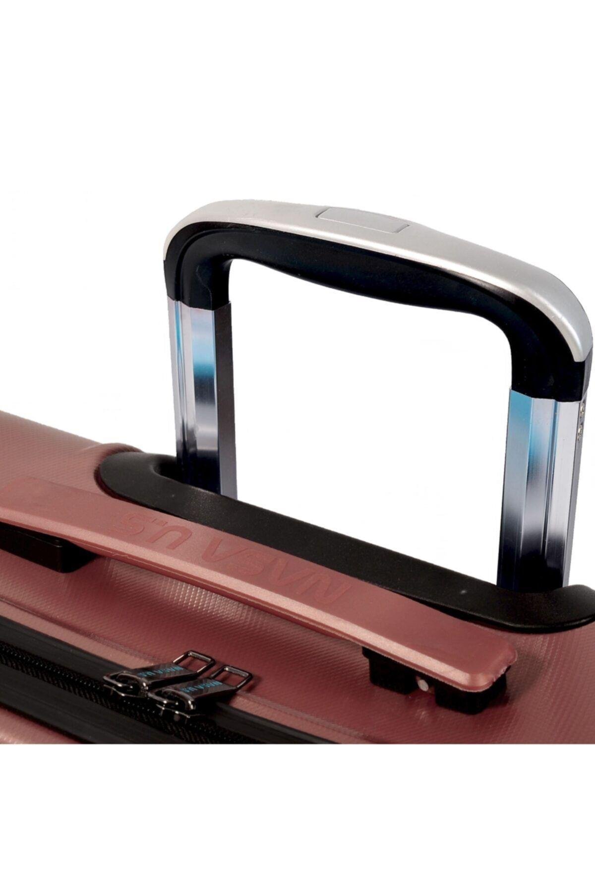 Nasa U.s Ring Rose Gold 2 Li Valiz Seti ( Büyük + Makyaj )