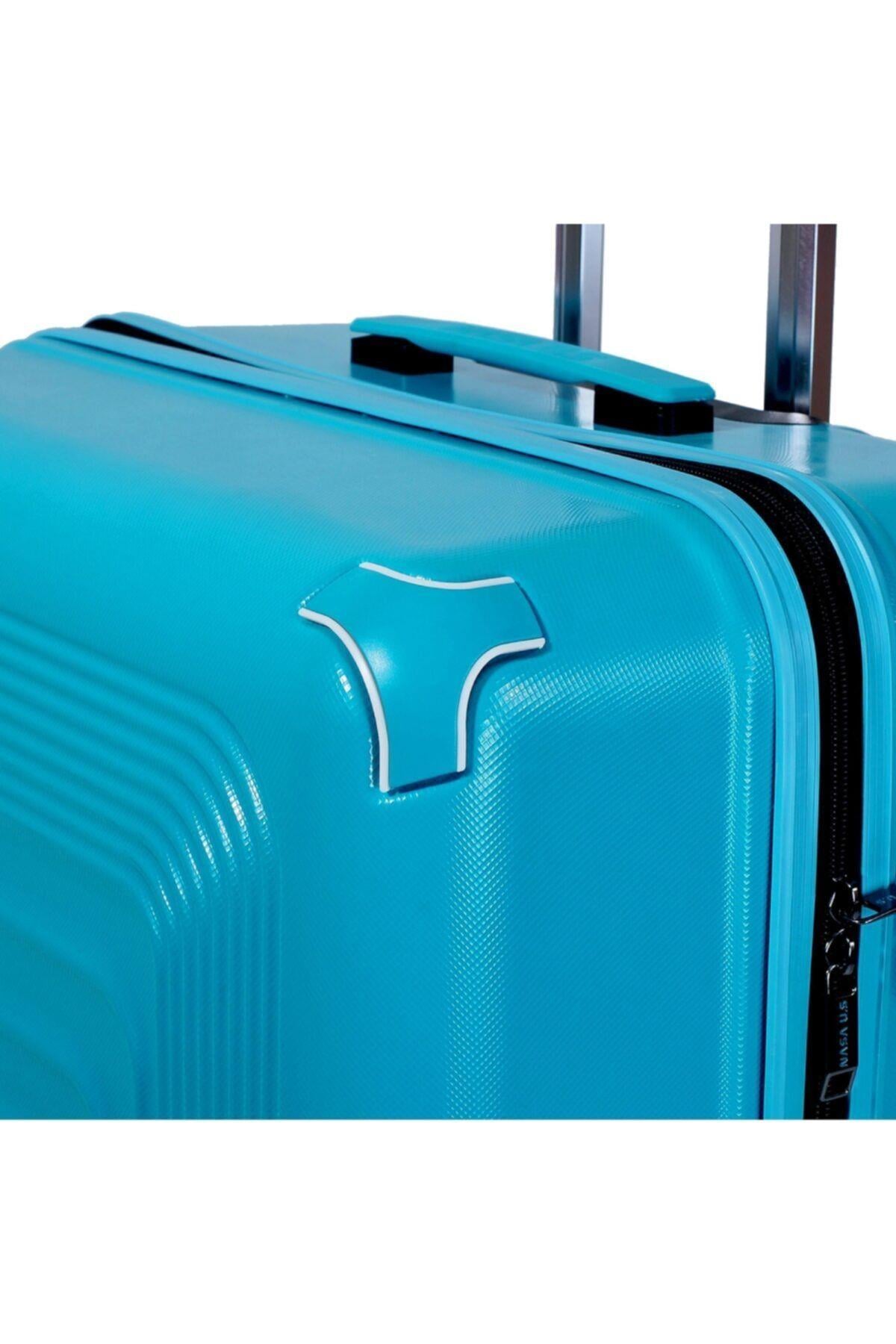 Nasa U.s Ring Turkuaz 2 Li Valiz Seti ( Kabin + Makyaj )