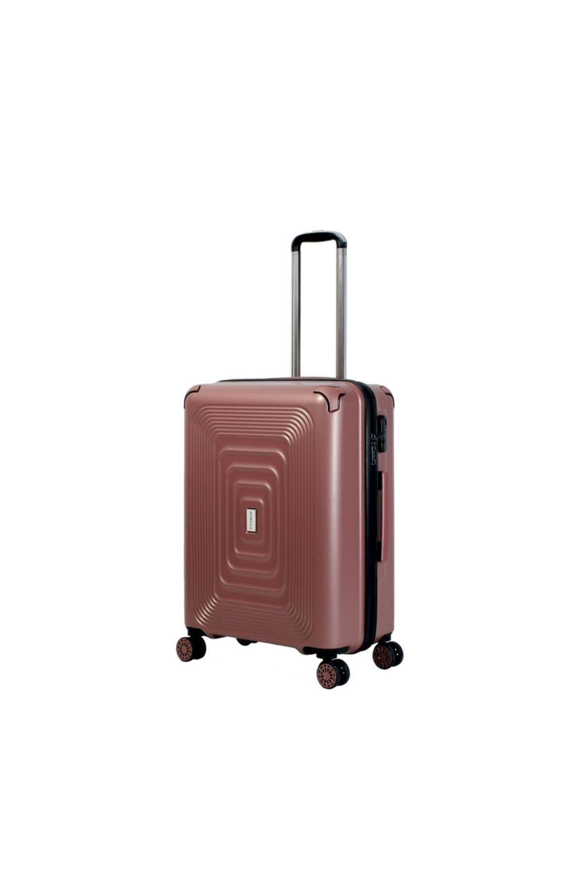 Nasa U.s Ring Rose Gold 2 Li Valiz Seti ( Orta + Kabin )