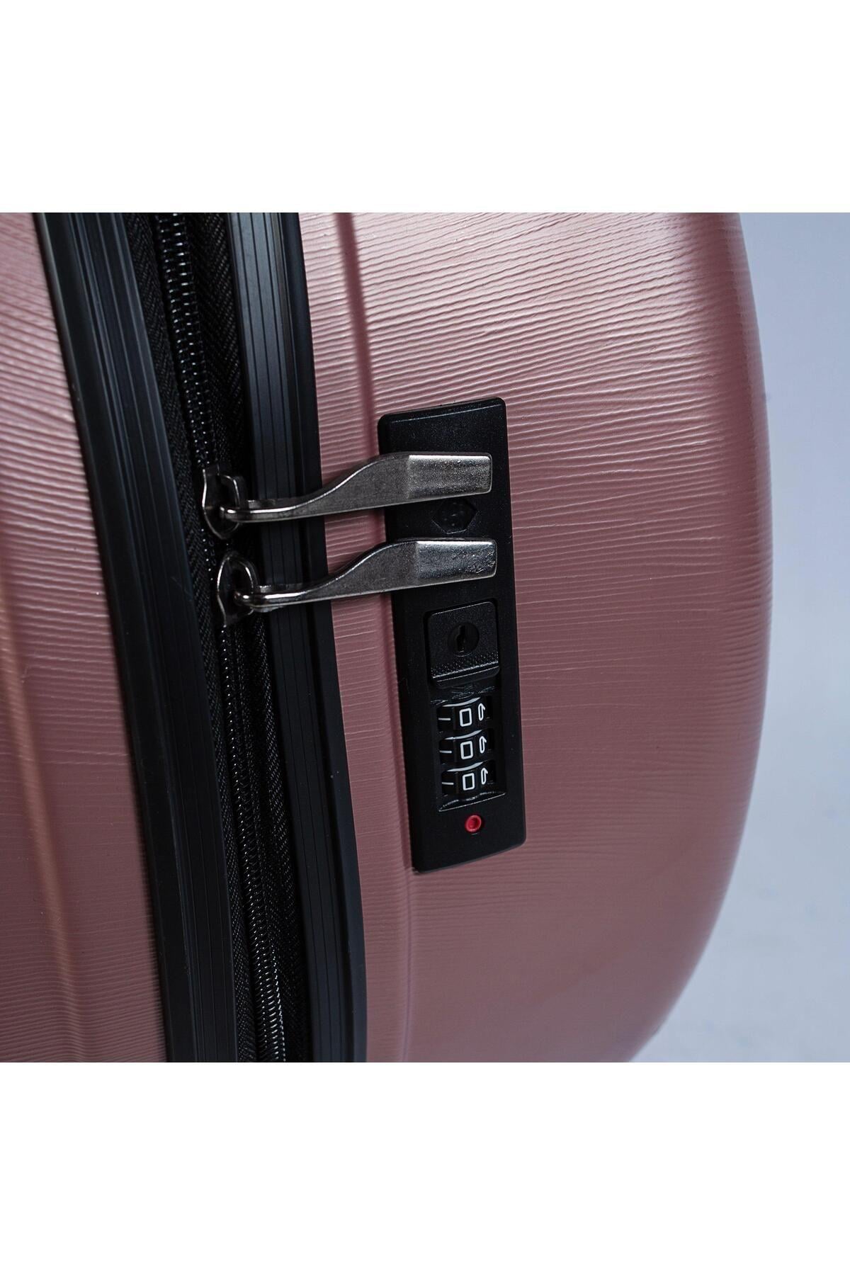 Nasa U.s Fashıon 2 Li Valiz Seti Rose Gold