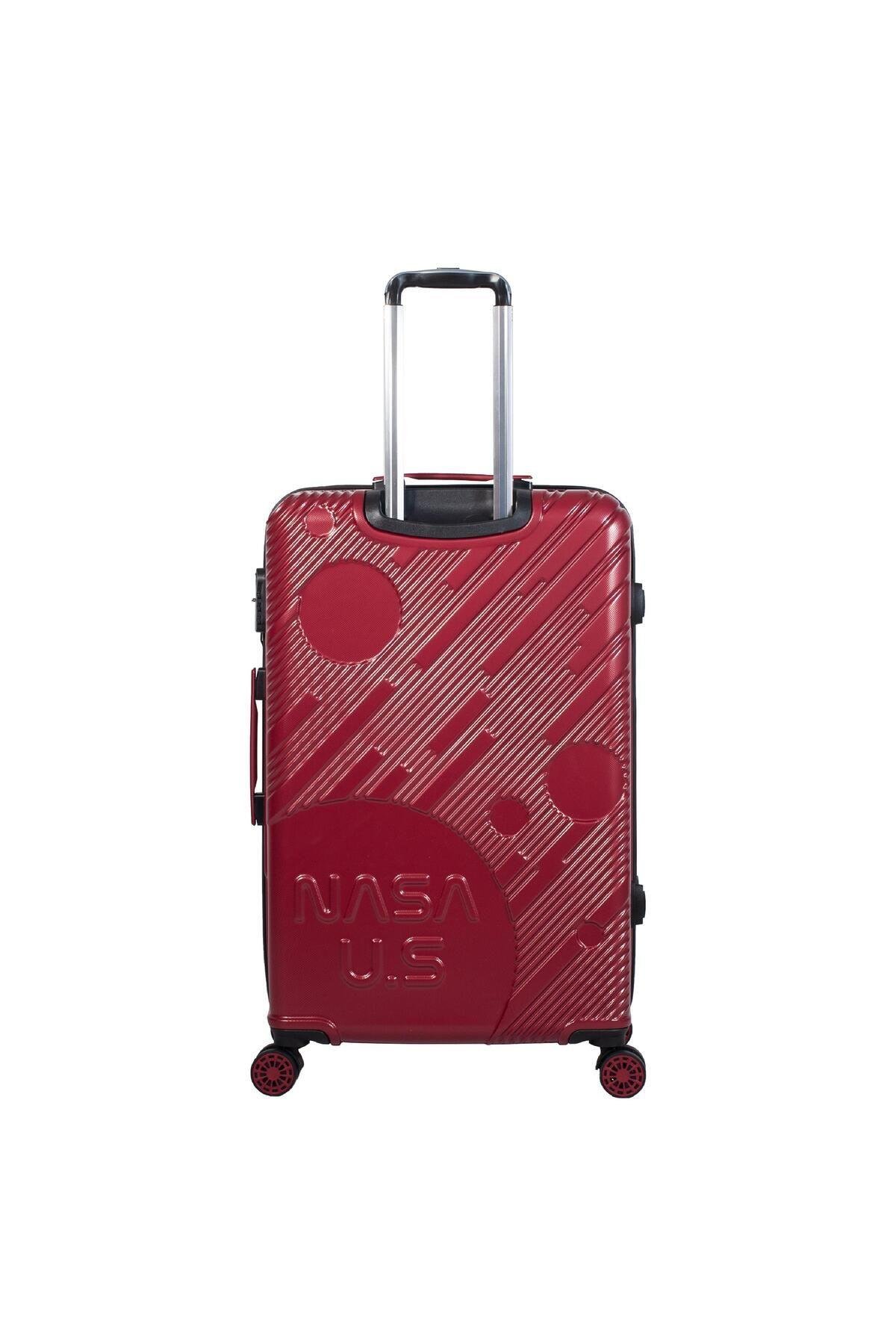 Nasa U.s Space Bordo 3 Lü Valiz Seti (Büyük + Orta + Kabin )