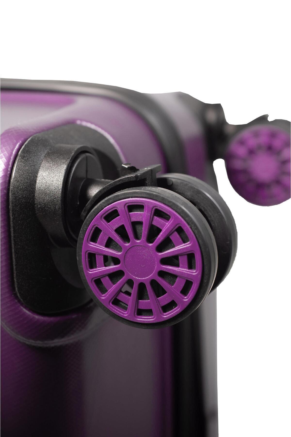 Nasa U.s Space Mor 3 Lü Valiz Seti (Büyük + Orta + Kabin )