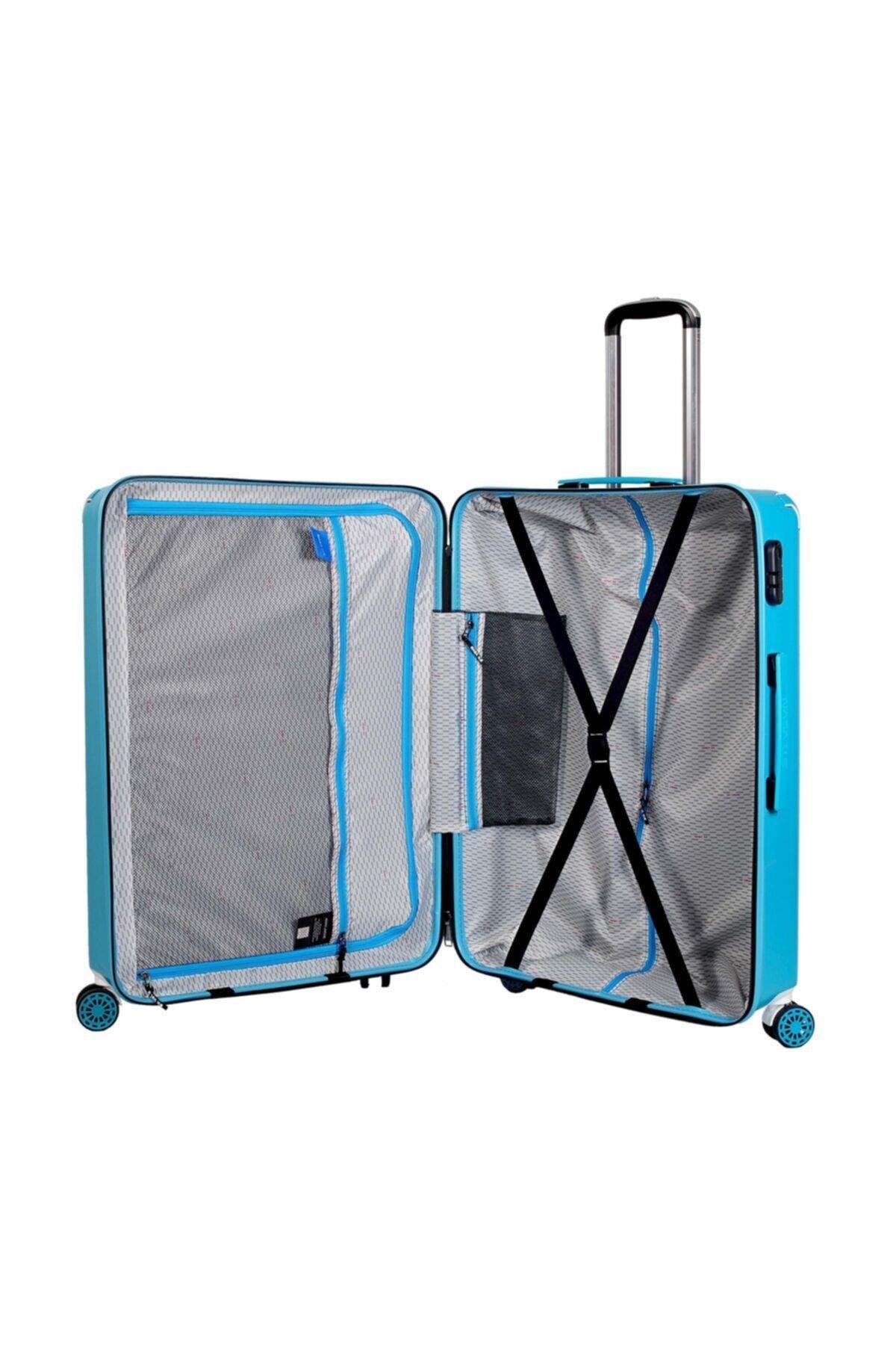 Nasa U.s Ring Turkuaz 2 Li Valiz Seti ( Büyük + Kabin )