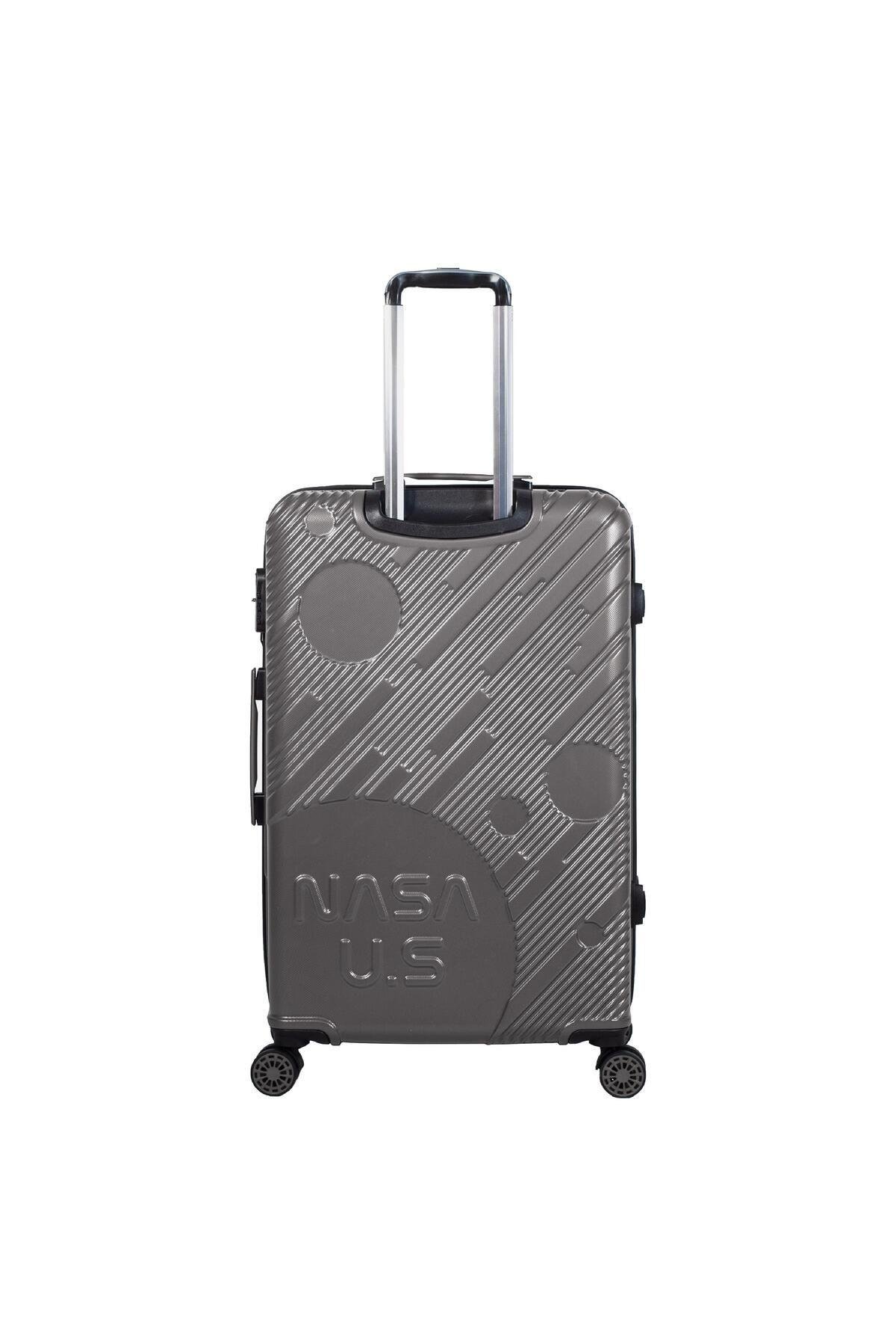 Nasa U.s Space Antrasit 3 Lü Valiz Seti (Büyük + Orta + Kabin )