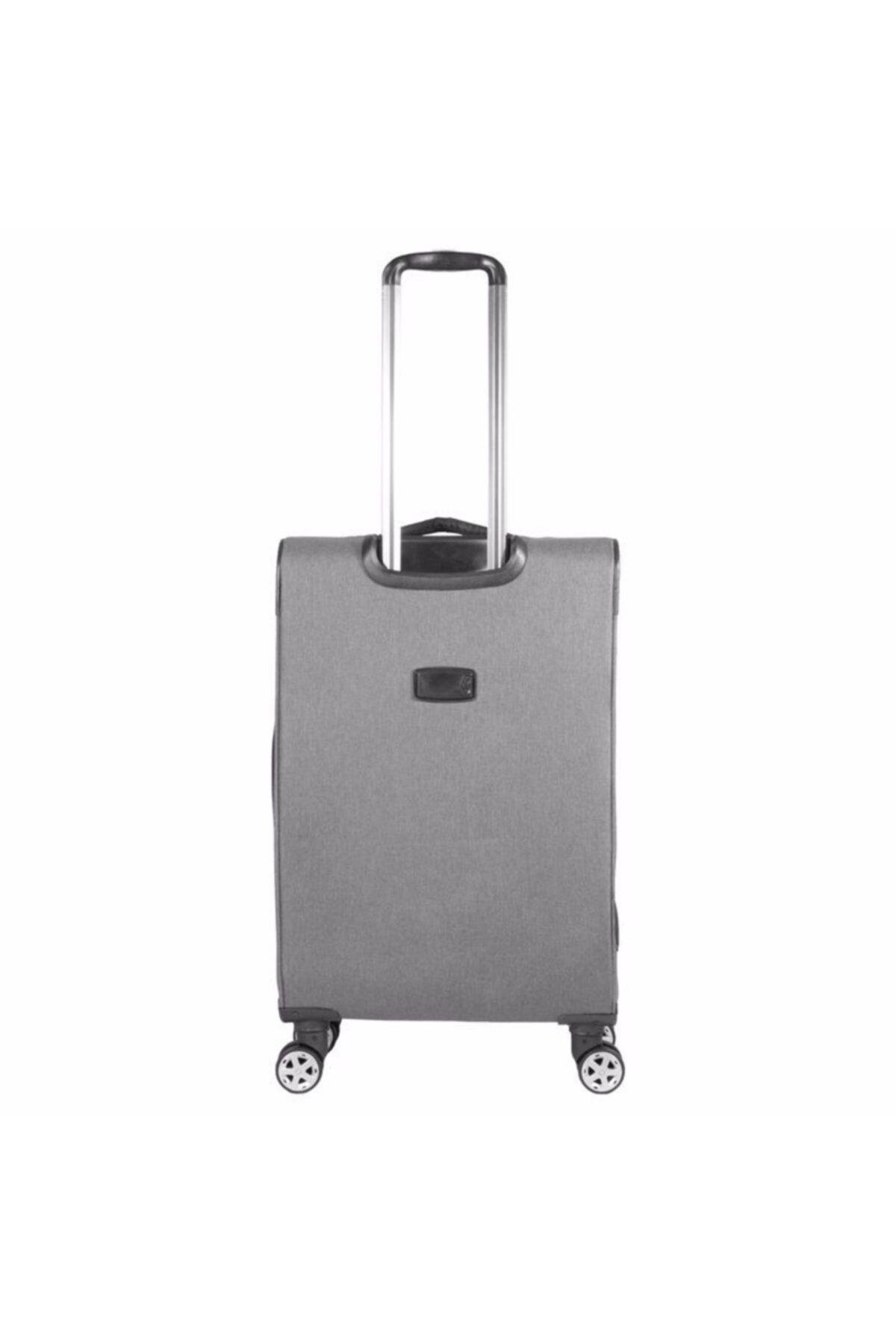 Nasa U.s Nova Gri 3 Lü Kumaş Valiz Seti