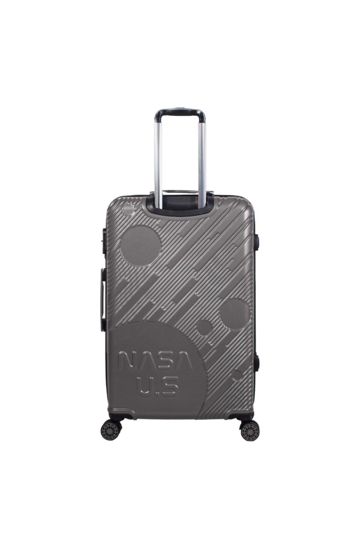 Nasa U.s Space Antrasit 2 Li Valiz Seti ( Büyük + Kabin )
