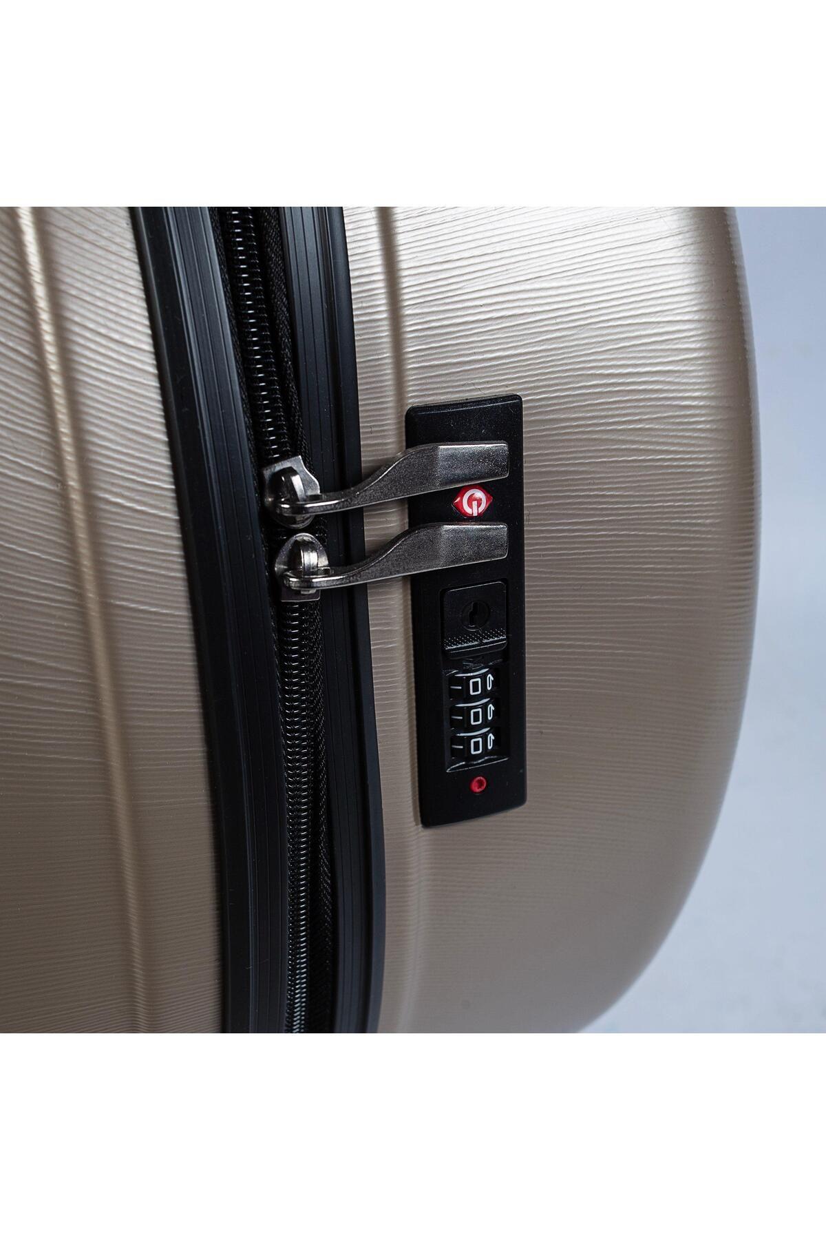 Nasa U.s Fashıon 2 Li Valiz Seti Gold