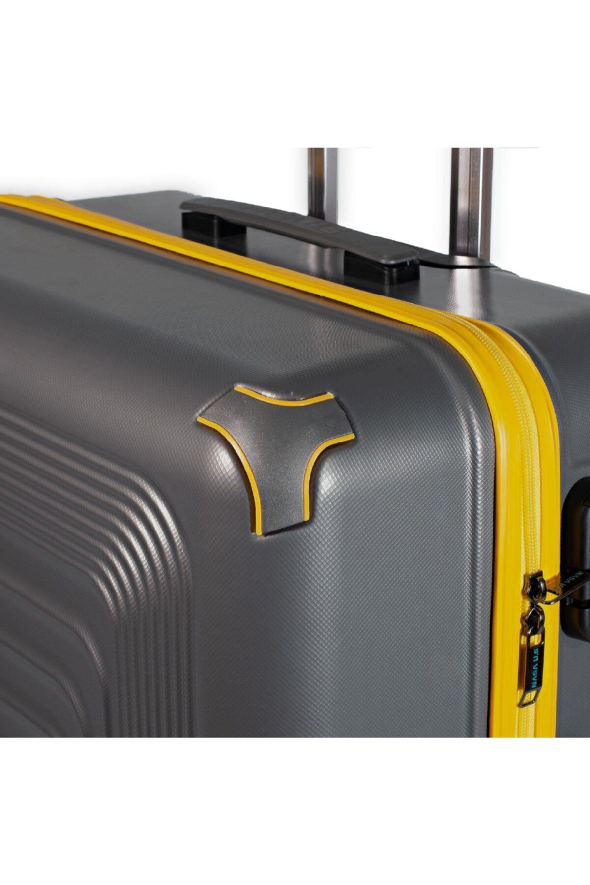 Nasa U.s Ring Antrasit 2 Li Valiz Seti ( Büyük + Makyaj )