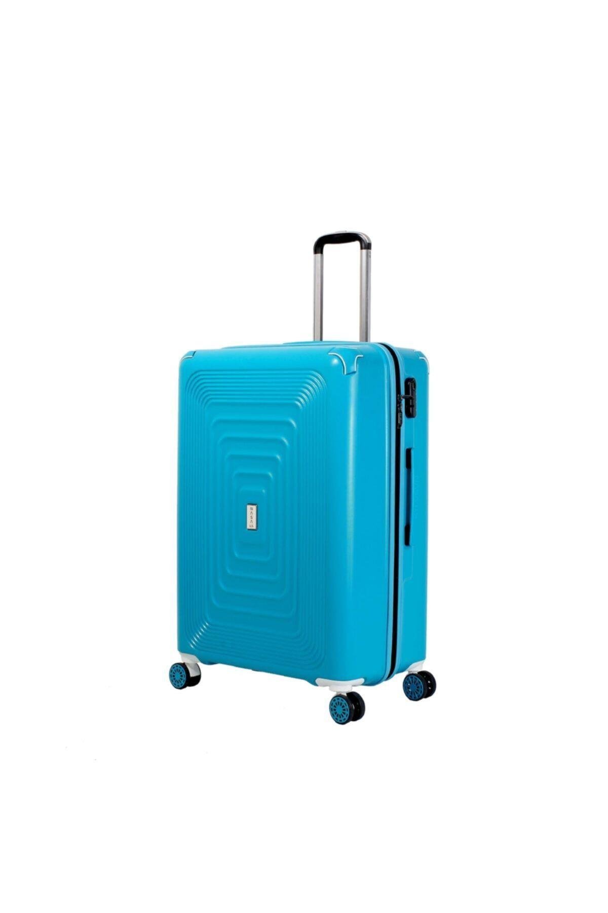 Nasa U.s Ring Turkuaz Büyük Boy Valiz