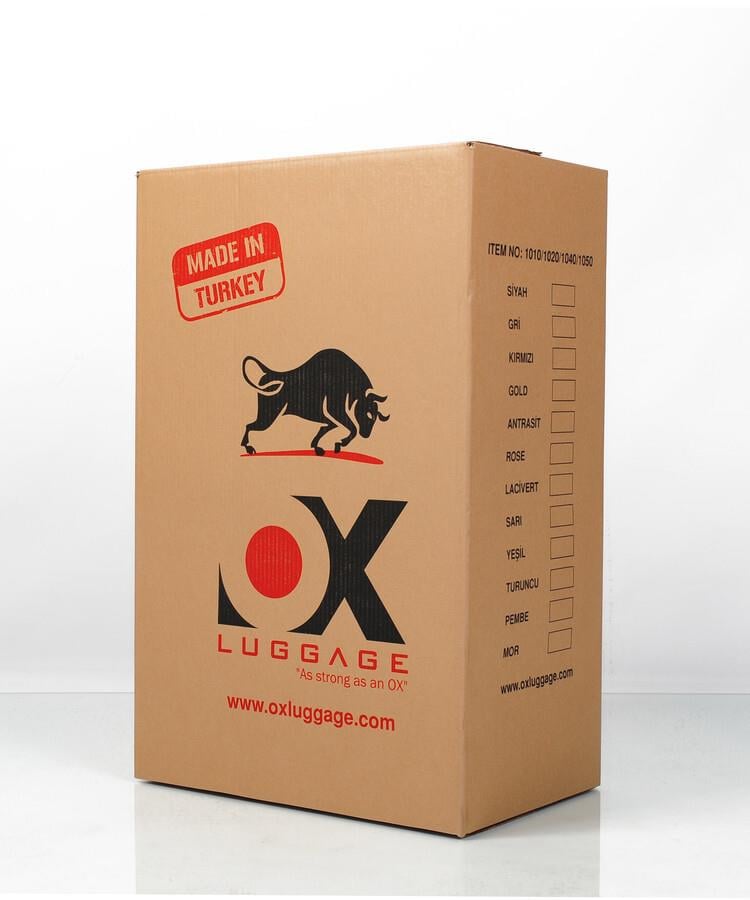 Ox Exclusive 4 lü Sarı Valiz Seti