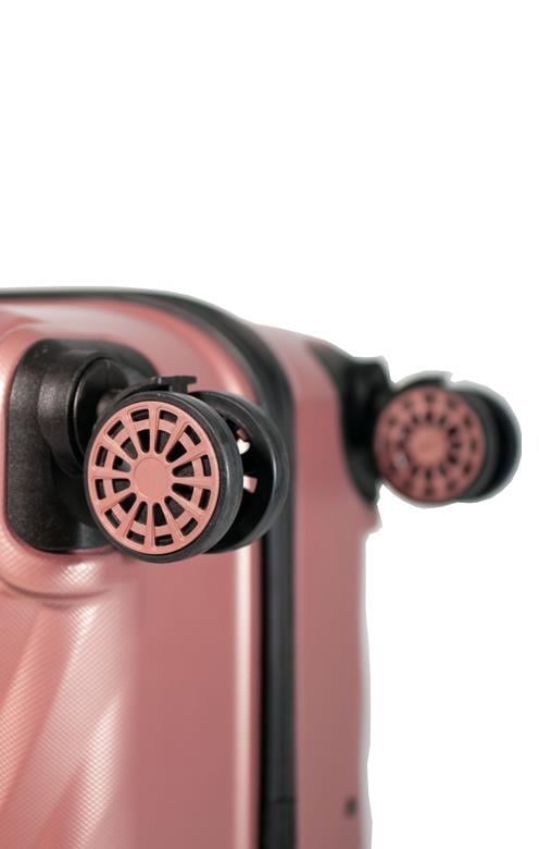 Ox Florence 3 lü Rose Gold Valiz Seti (Büyük + Orta + Kabin )