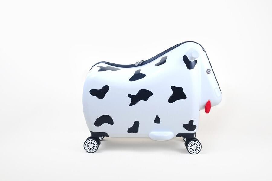 OX Moo Çocuk Valizi Beyaz İnek