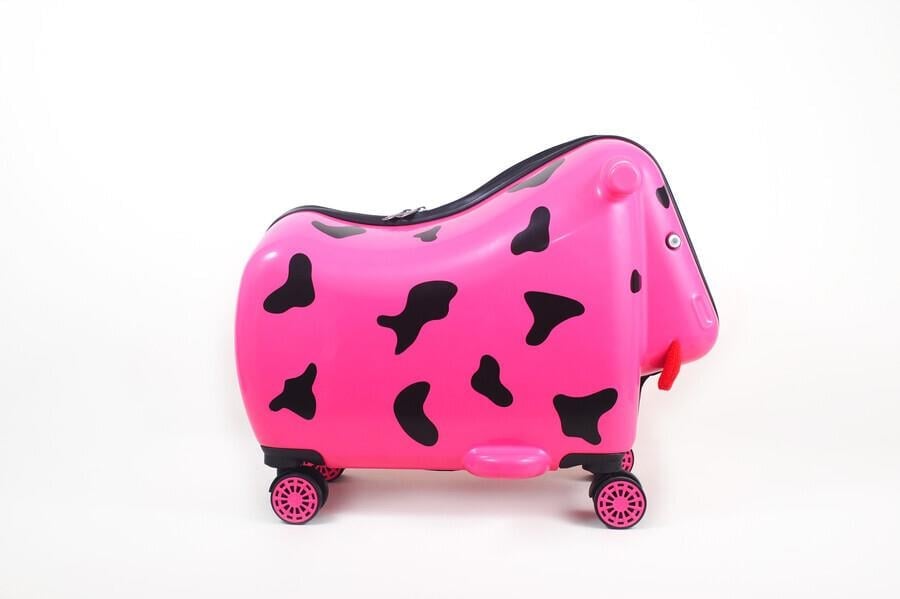 OX Moo Çocuk Valizi Pembe İnek