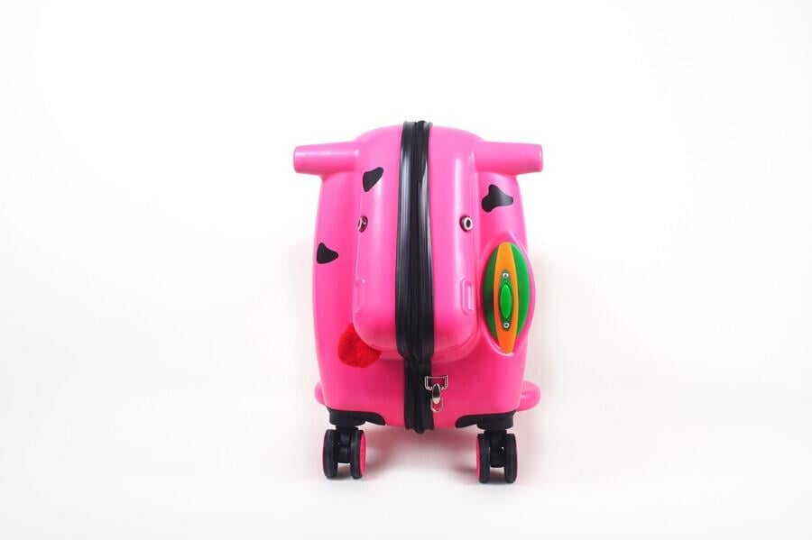 OX Moo Çocuk Valizi Pembe İnek
