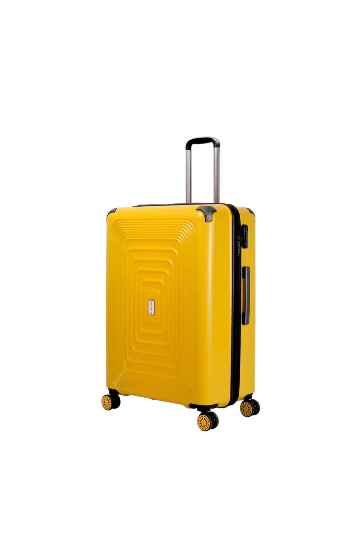 Sarı  U.s Ring 2 Li Valiz Seti ( Orta + Kabin )