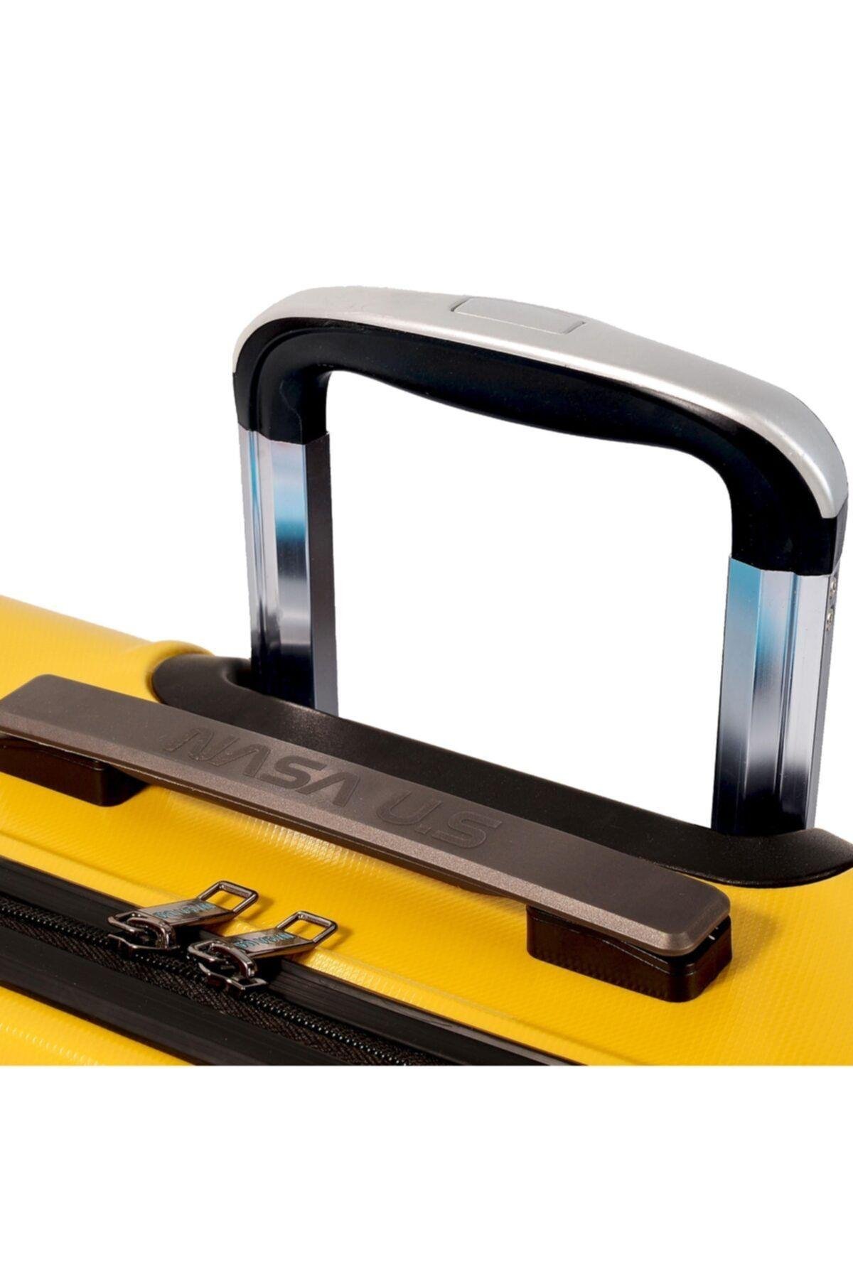 Sarı  U.s Ring 2 Li Valiz Seti ( Orta + Kabin )