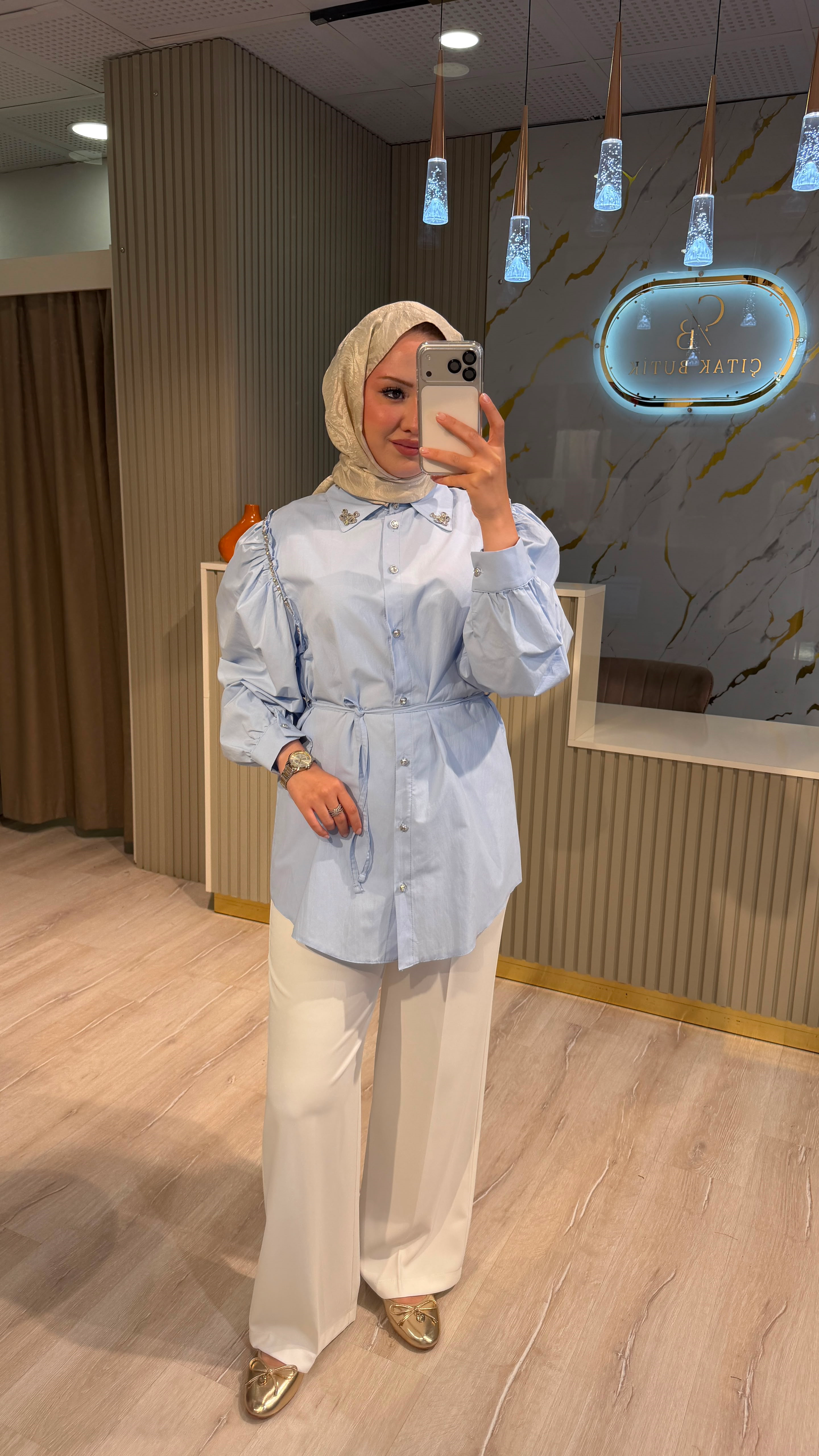 0368 GÖMLEK - MAVİ