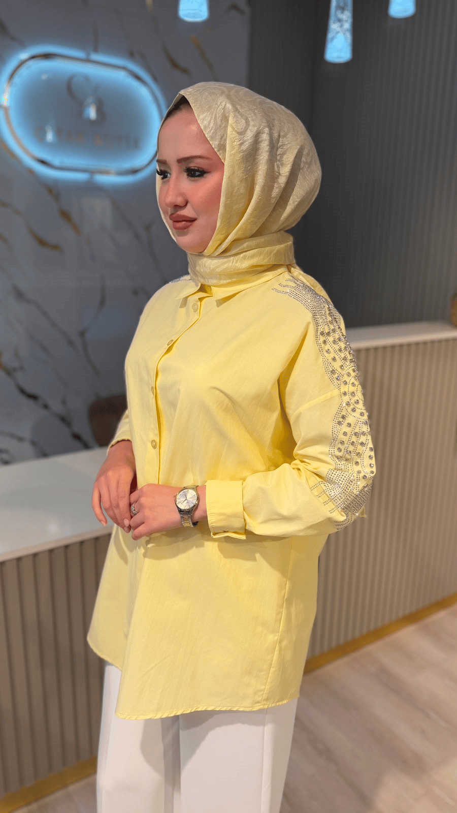 0373 GÖMLEK - SARI
