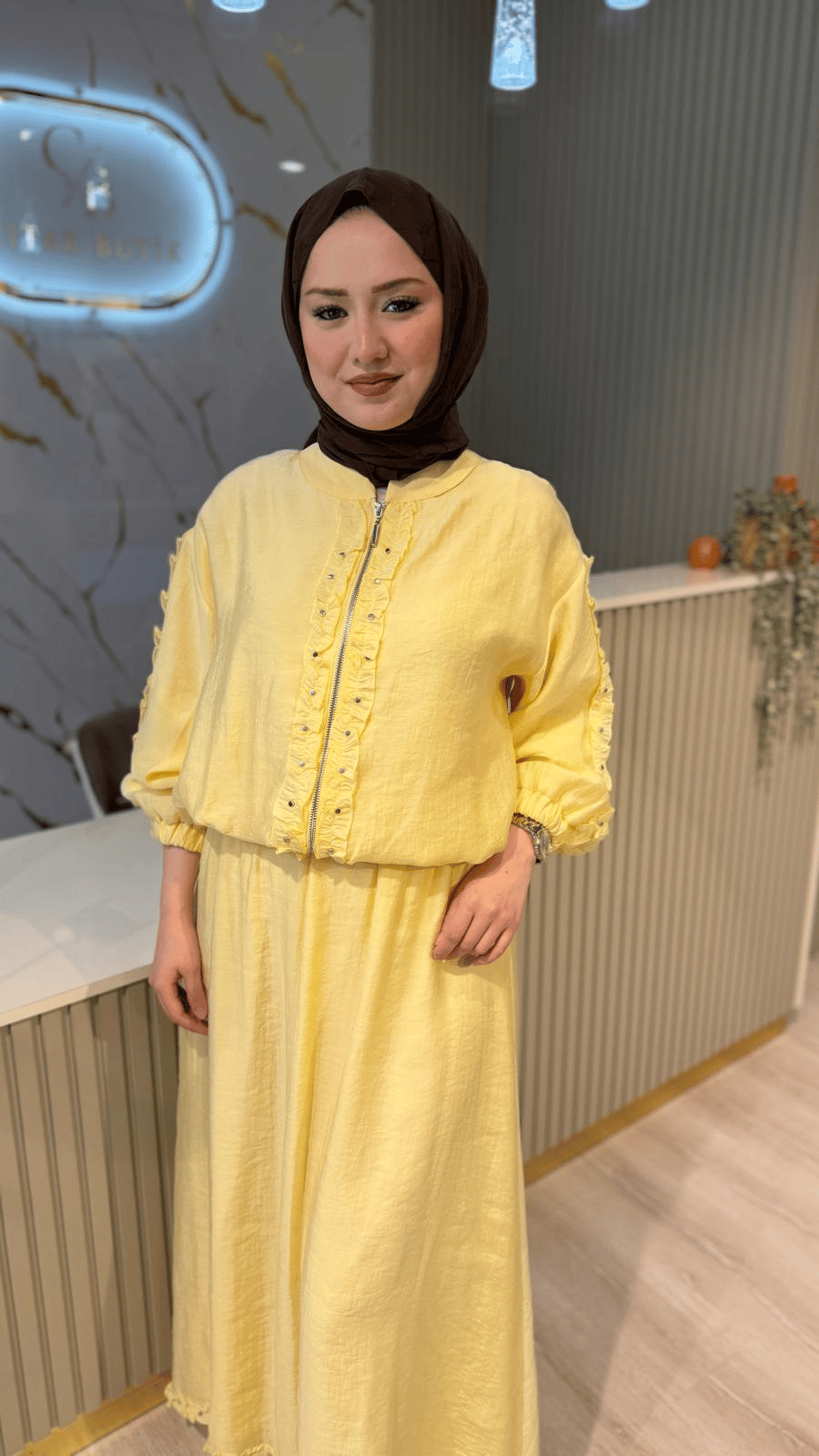10988 ETEKLİ TAKIM - SARI