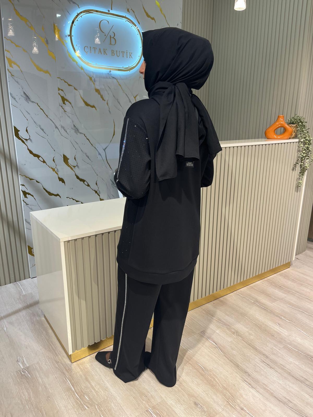 3309 PULLU TAKIM-SİYAH