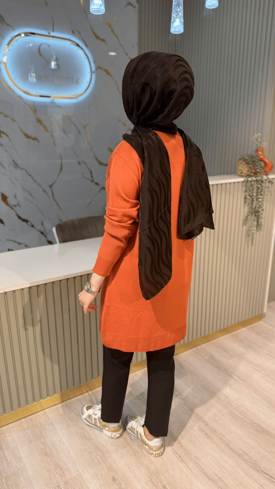 36243 MERSERİZE TUNİK - KİREMİT