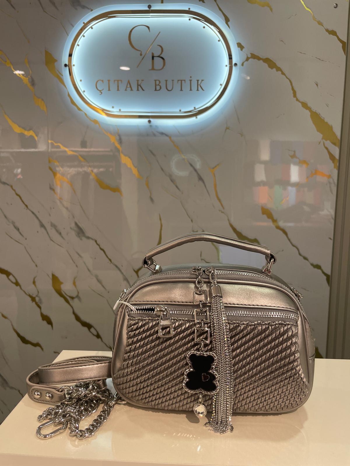 BUKLE ÇANTA-PLATİN