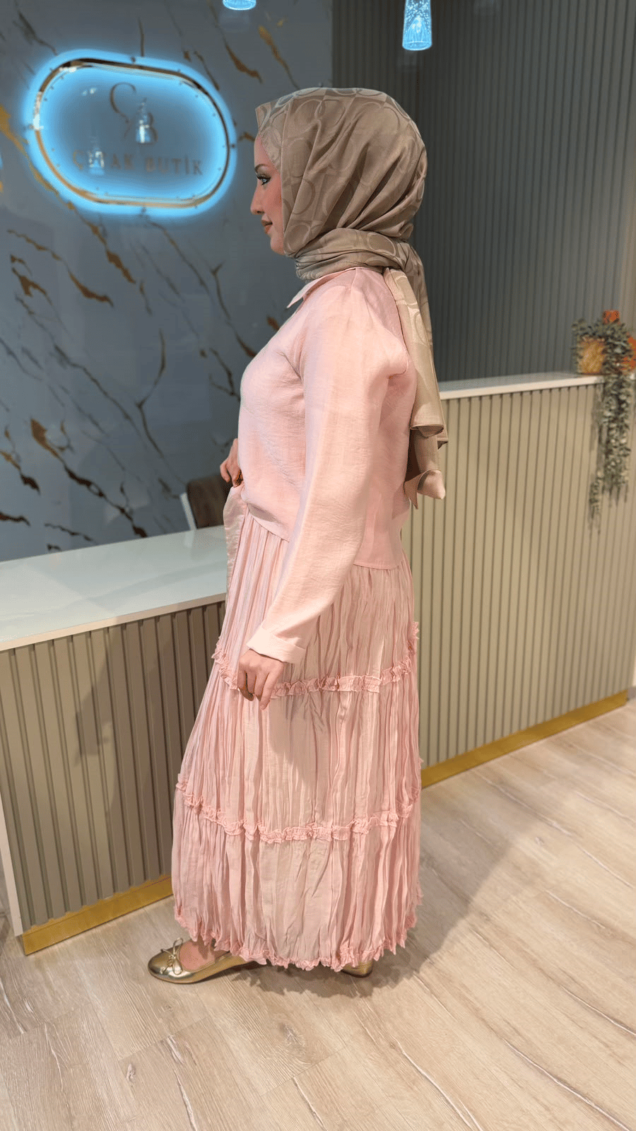 CEREMONY 136 ETEKLİ TAKIM -PEMBE
