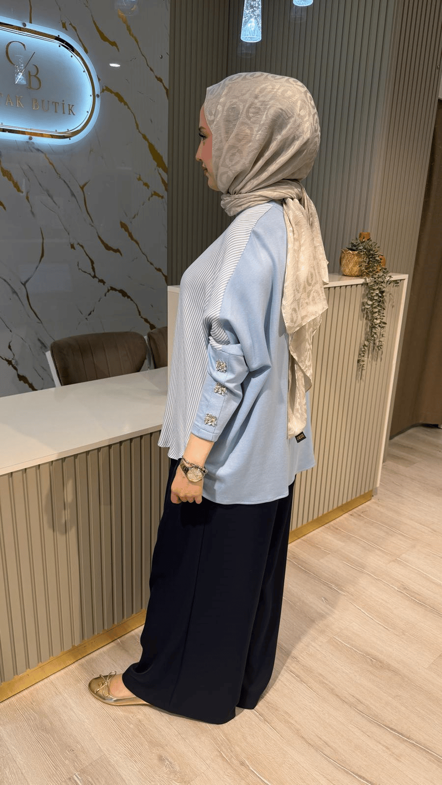 FUAT GÜRŞEN 5349 BLUZ - BEBE MAVİ