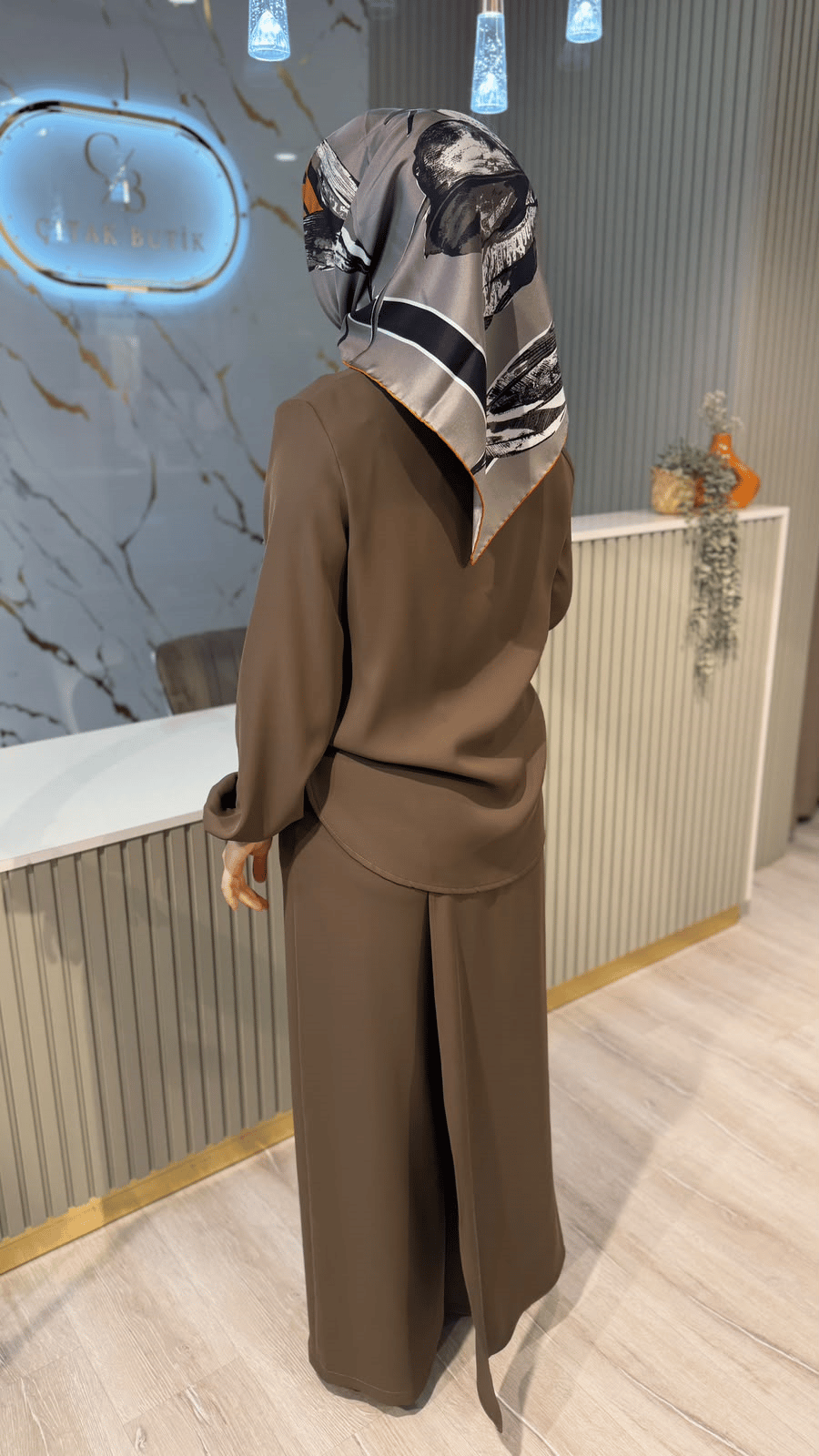 FUAT GÜRŞEN 6221 PANTOLONLU TAKIM - VİZON