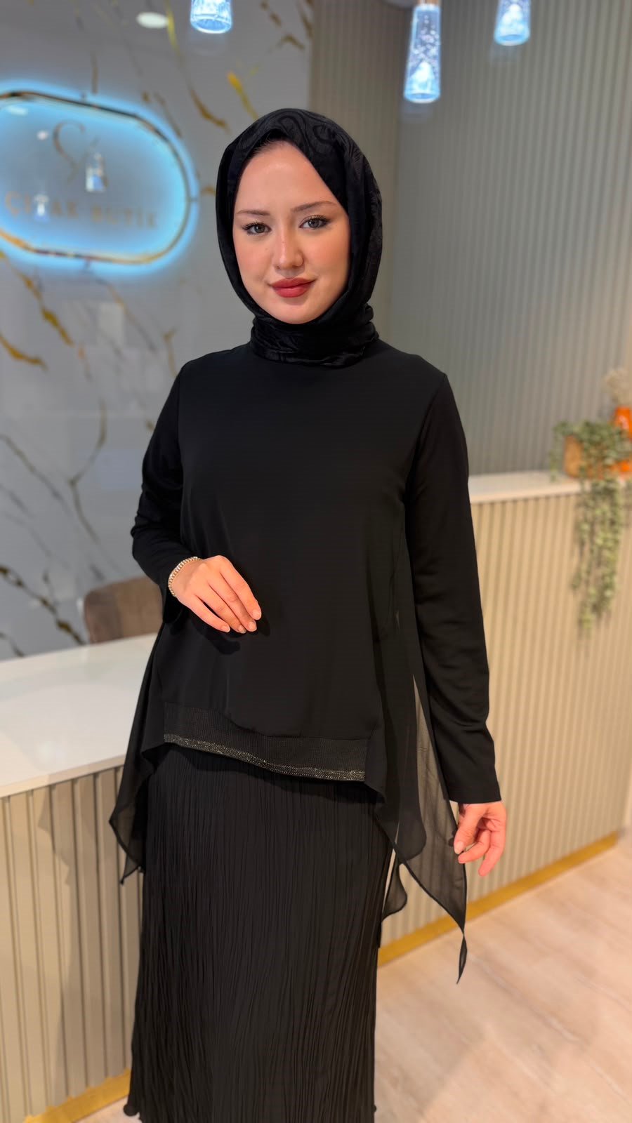 FUAT GÜRŞEN 6301 BLUZ- SİYAH