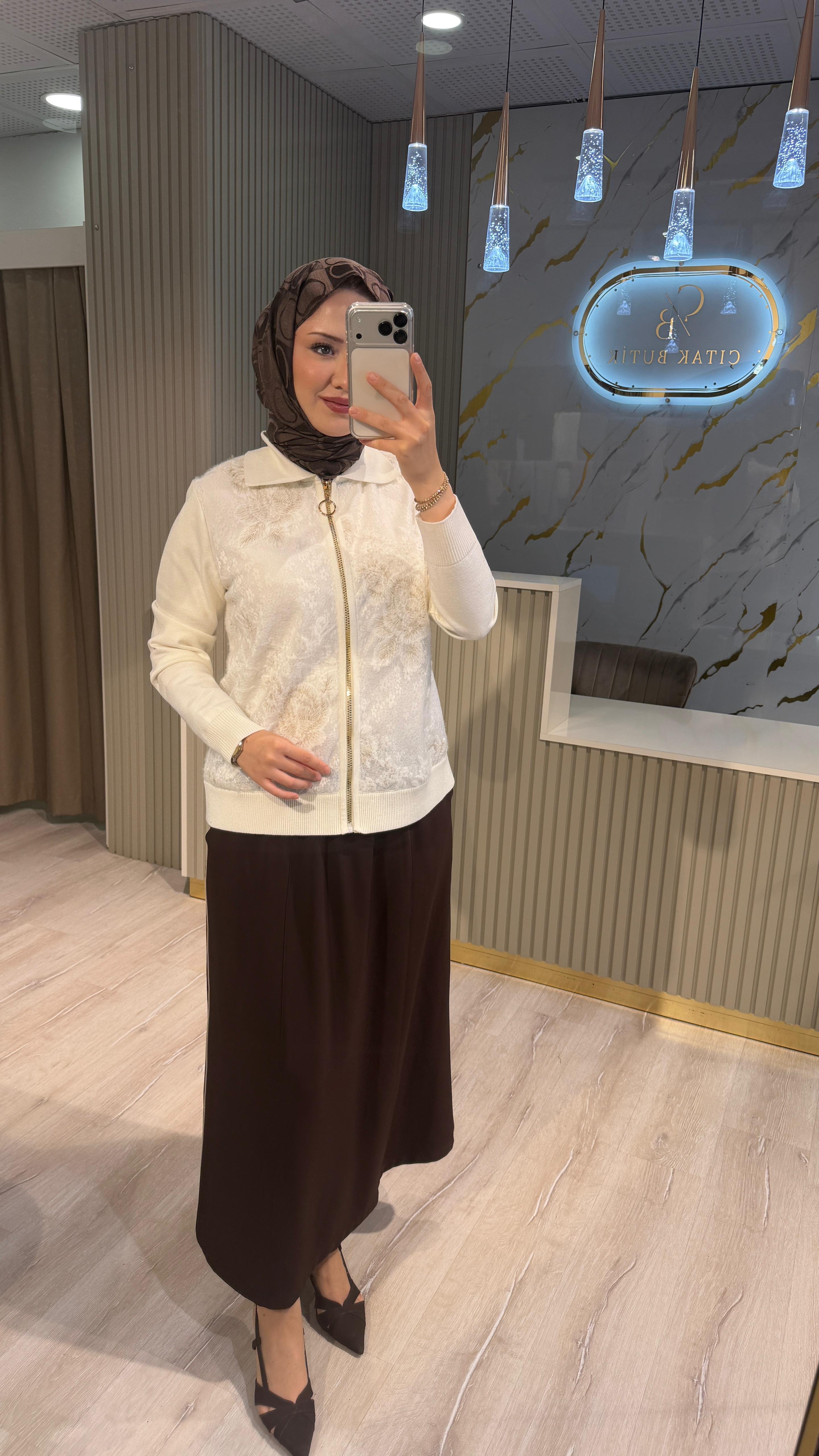FUAT GÜRŞEN 6901 TRİKO KAP - EKRU