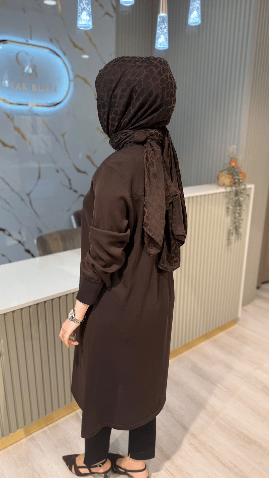 FUAT GÜRŞEN 6930 TUNİK - KAHVE