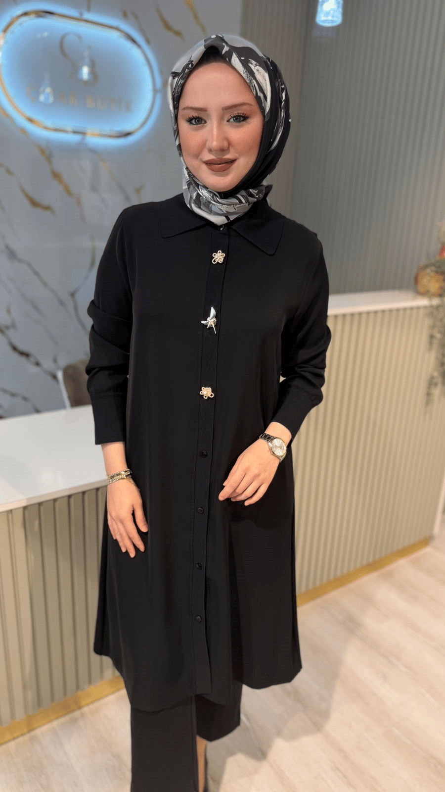 FUAT GÜRŞEN 6930 TUNİK - SİYAH