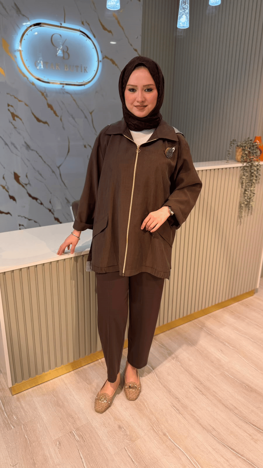 GHİSA 3299 KAP-  KAHVE