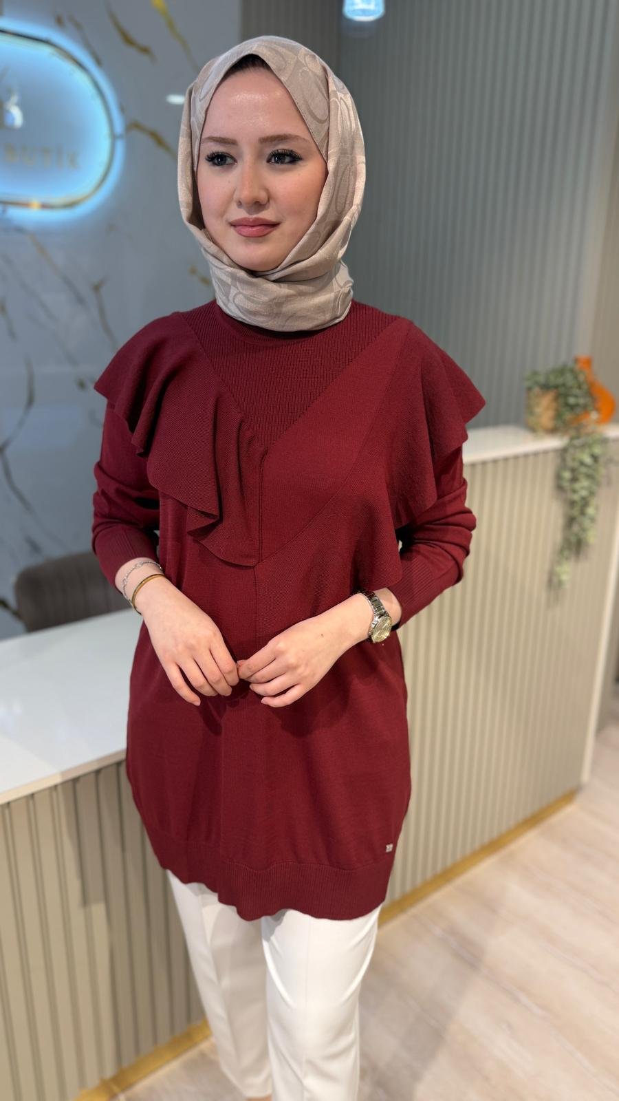 GHİSA 43255 TUNİK- BORDO