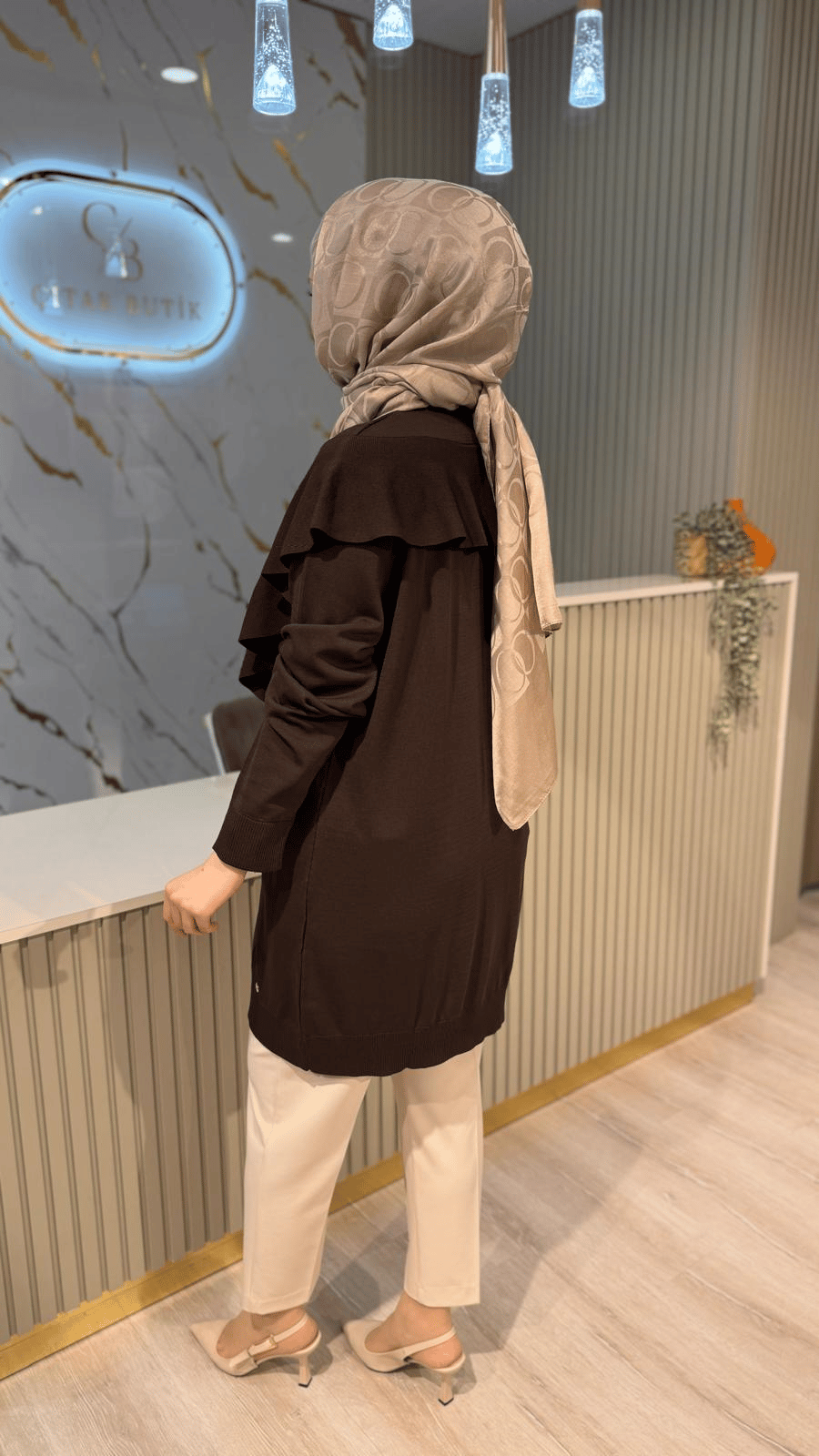 GHİSA 43255 TUNİK- KAHVE