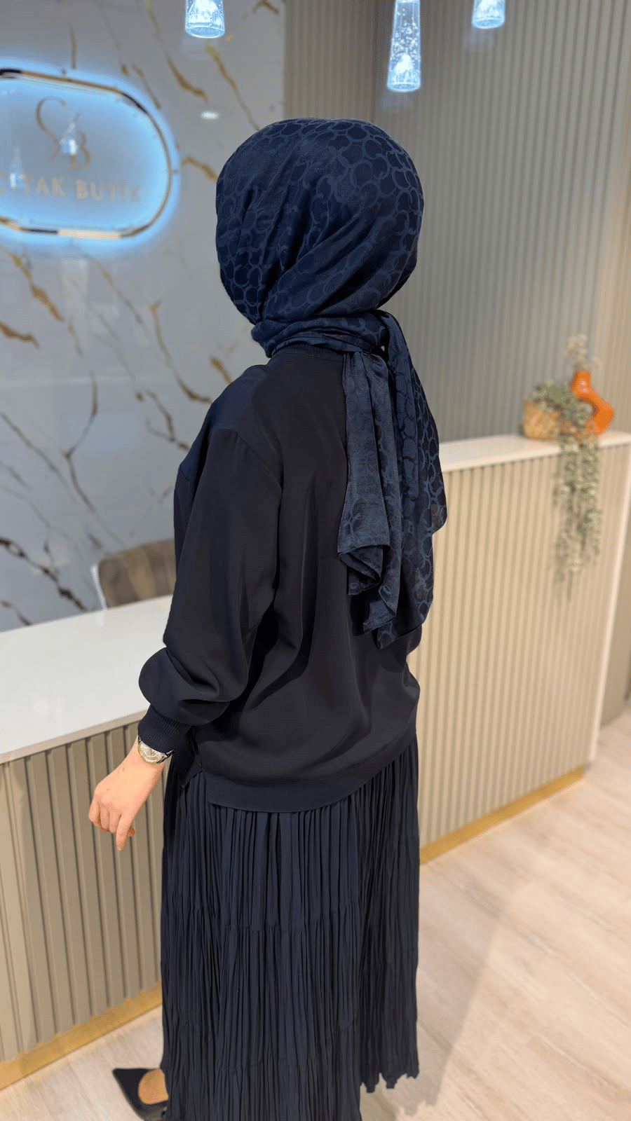 GHİSA 4467 BLUZ - LACİVERT