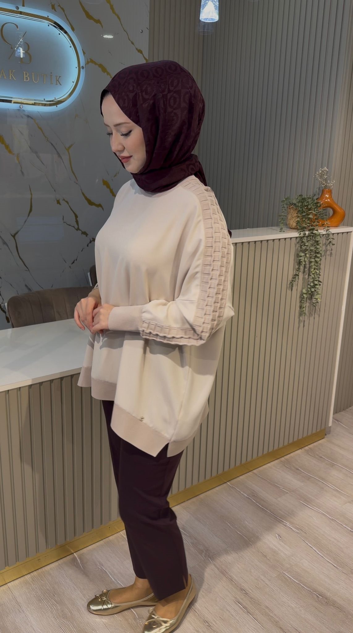 GHİSA 4468 TUNIK -  BEJ