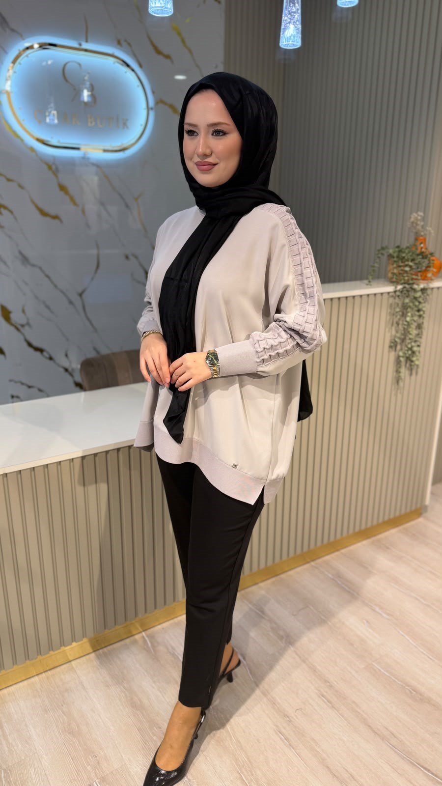 GHİSA 4468 TUNIK - GRİ