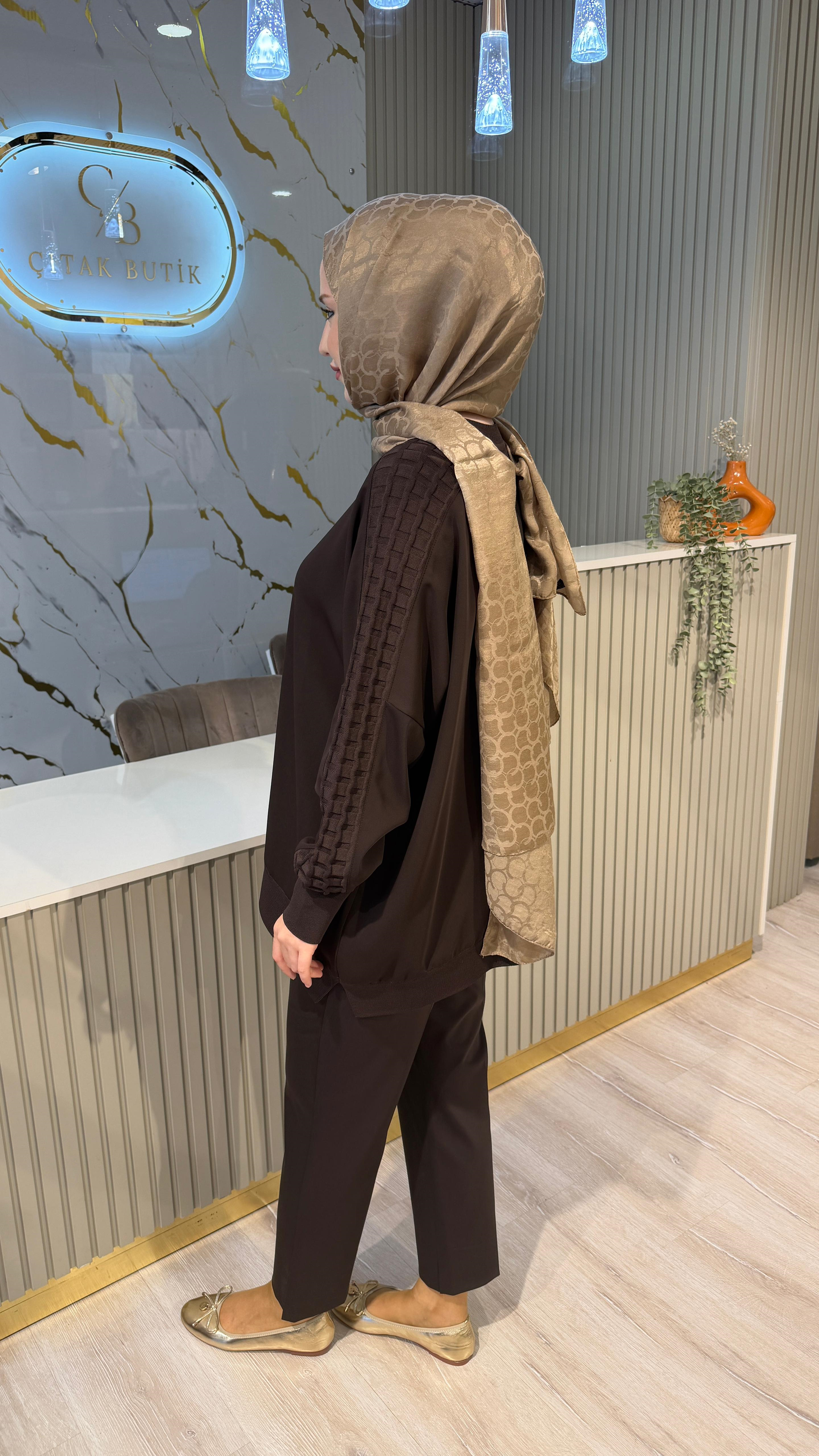 GHİSA 4468 TUNIK -  KAHVE