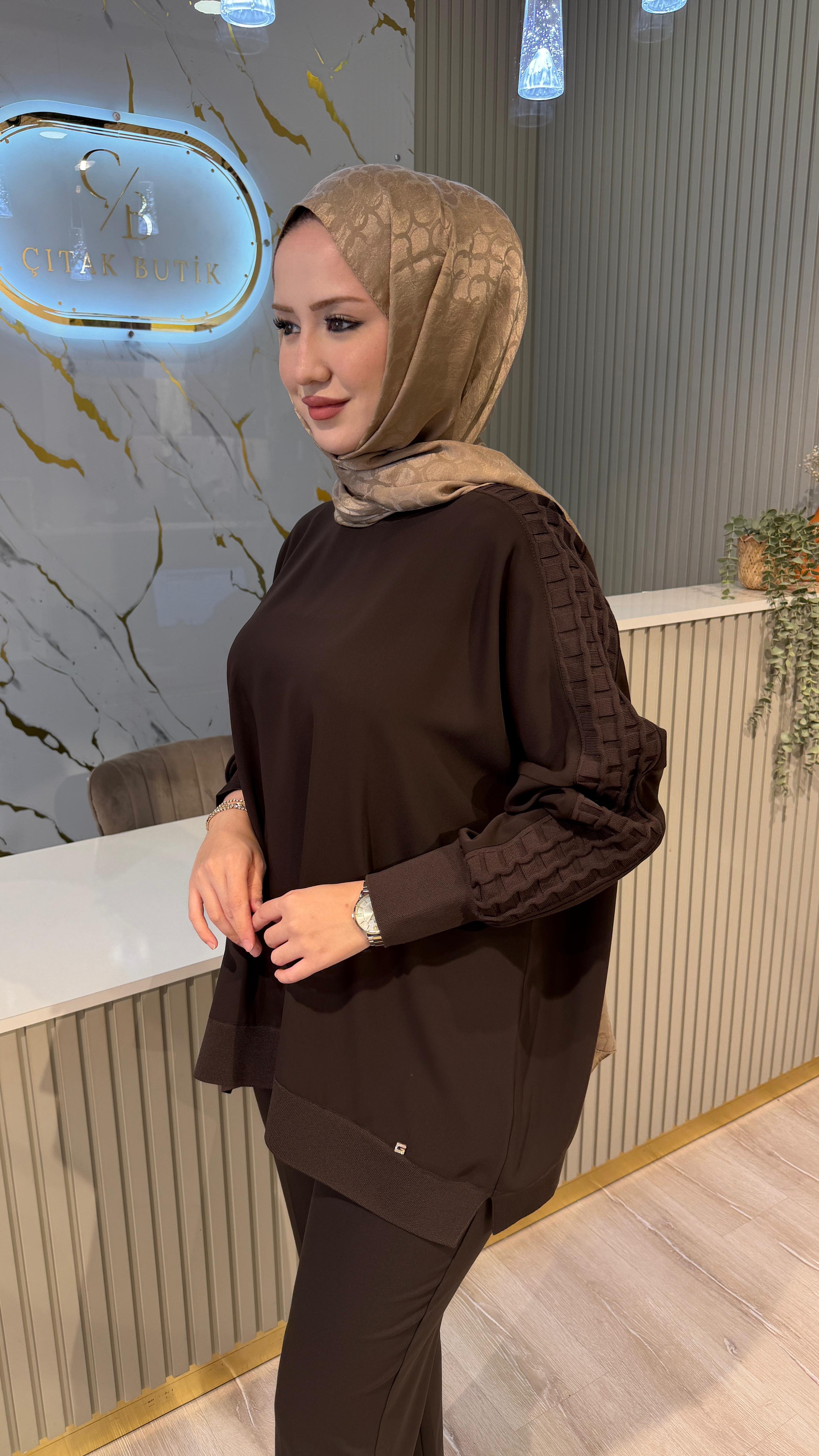 GHİSA 4468 TUNIK -  KAHVE