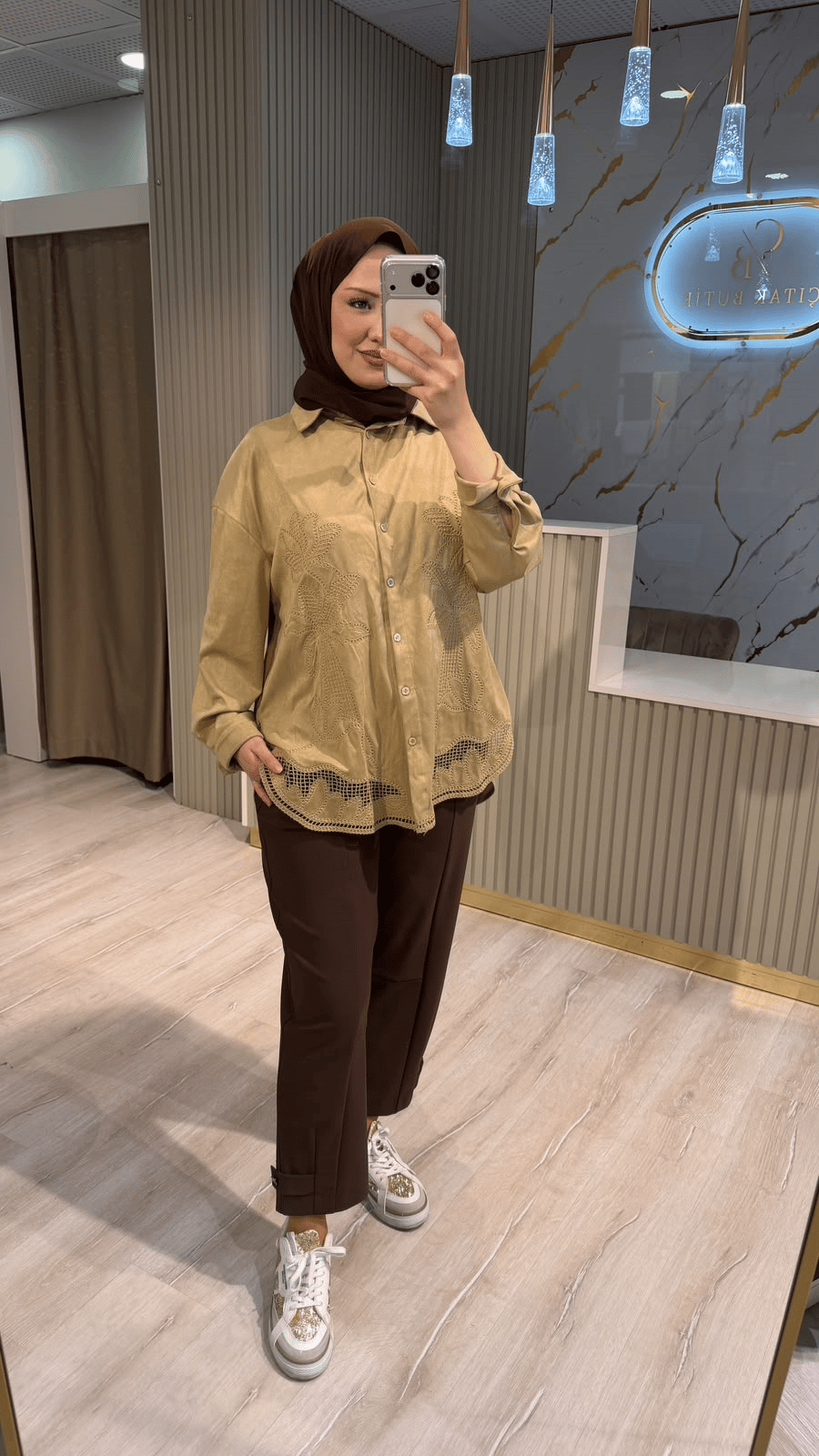 GHİSA 4471 SÜET GÖMLEK - CAMEL