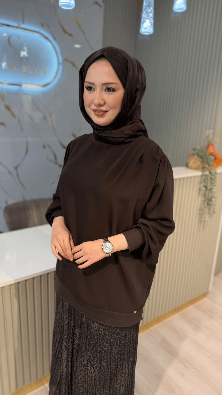 GHİSA 4488 TUNIK-KAHVE