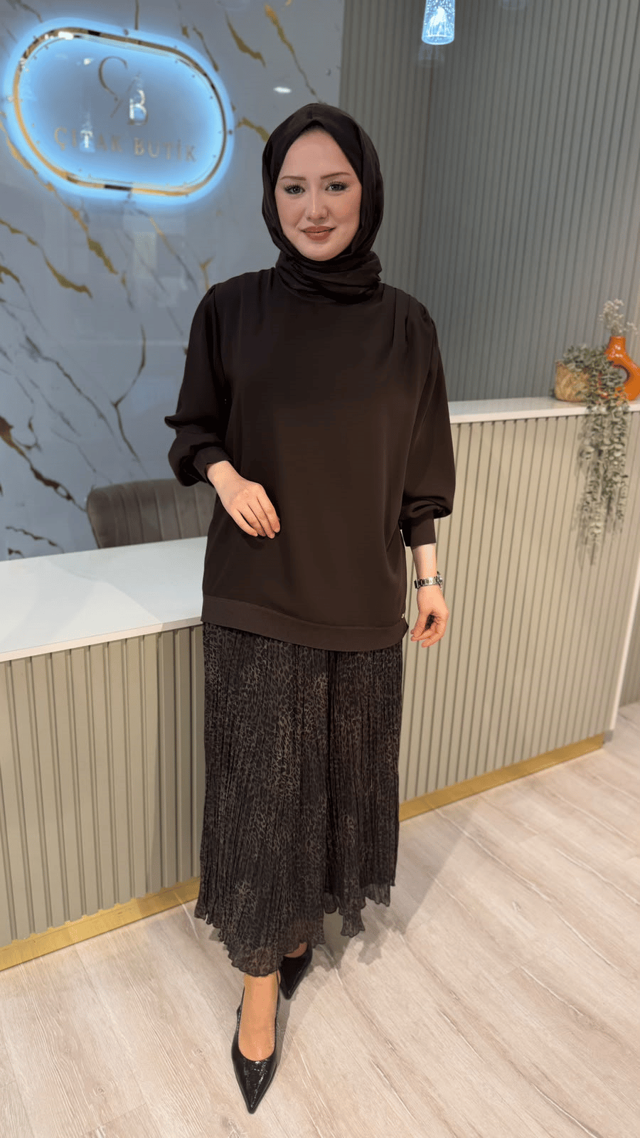 GHİSA 4488 TUNIK-KAHVE