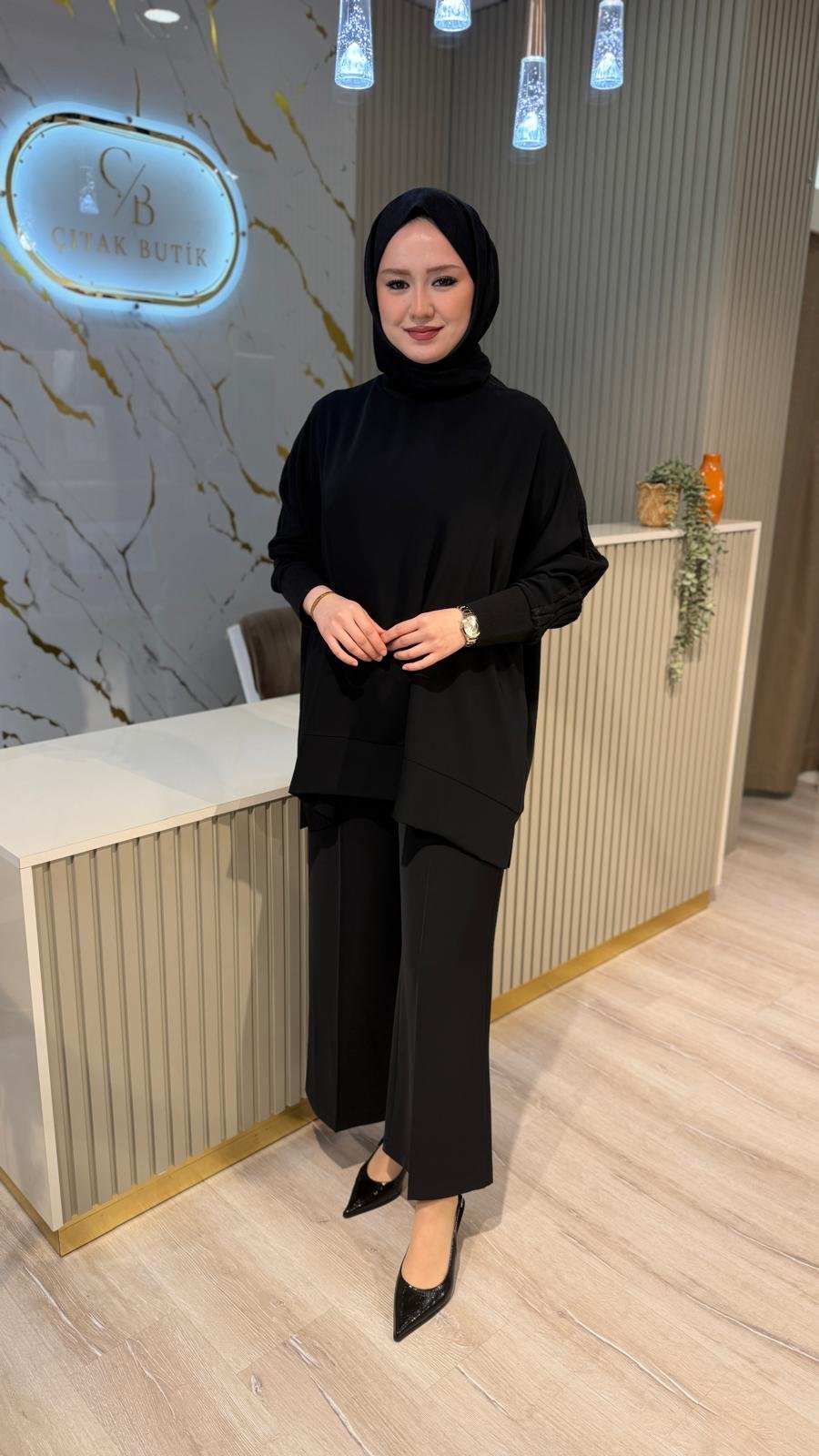 GHİSA 4831 TUNİK-SİYAH