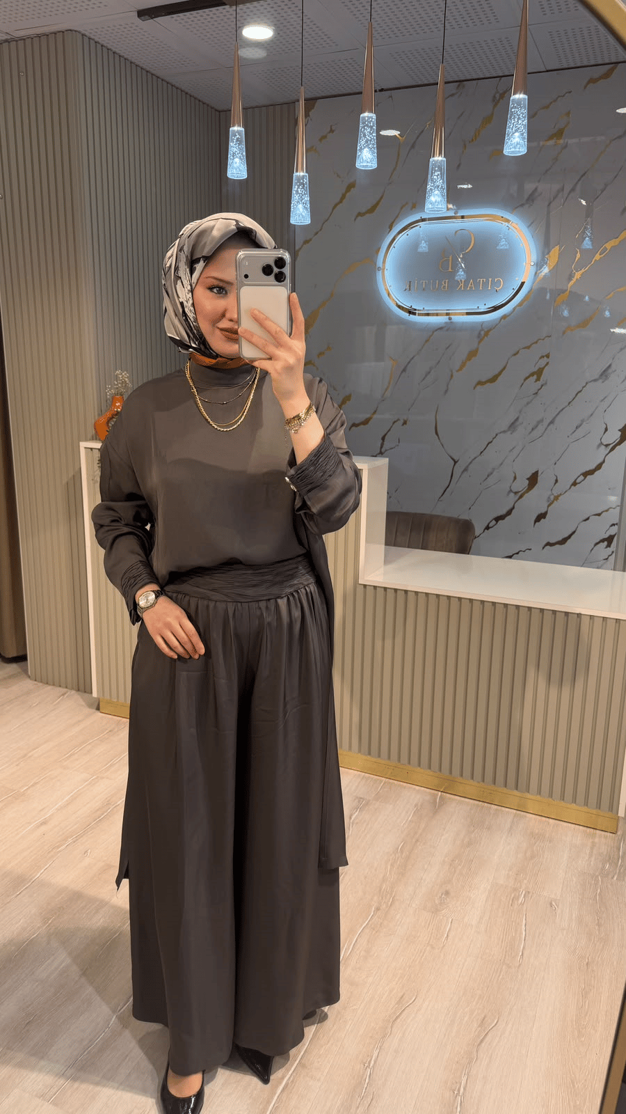 GHİSA 9427 TASARIM TAKIM- GRİ
