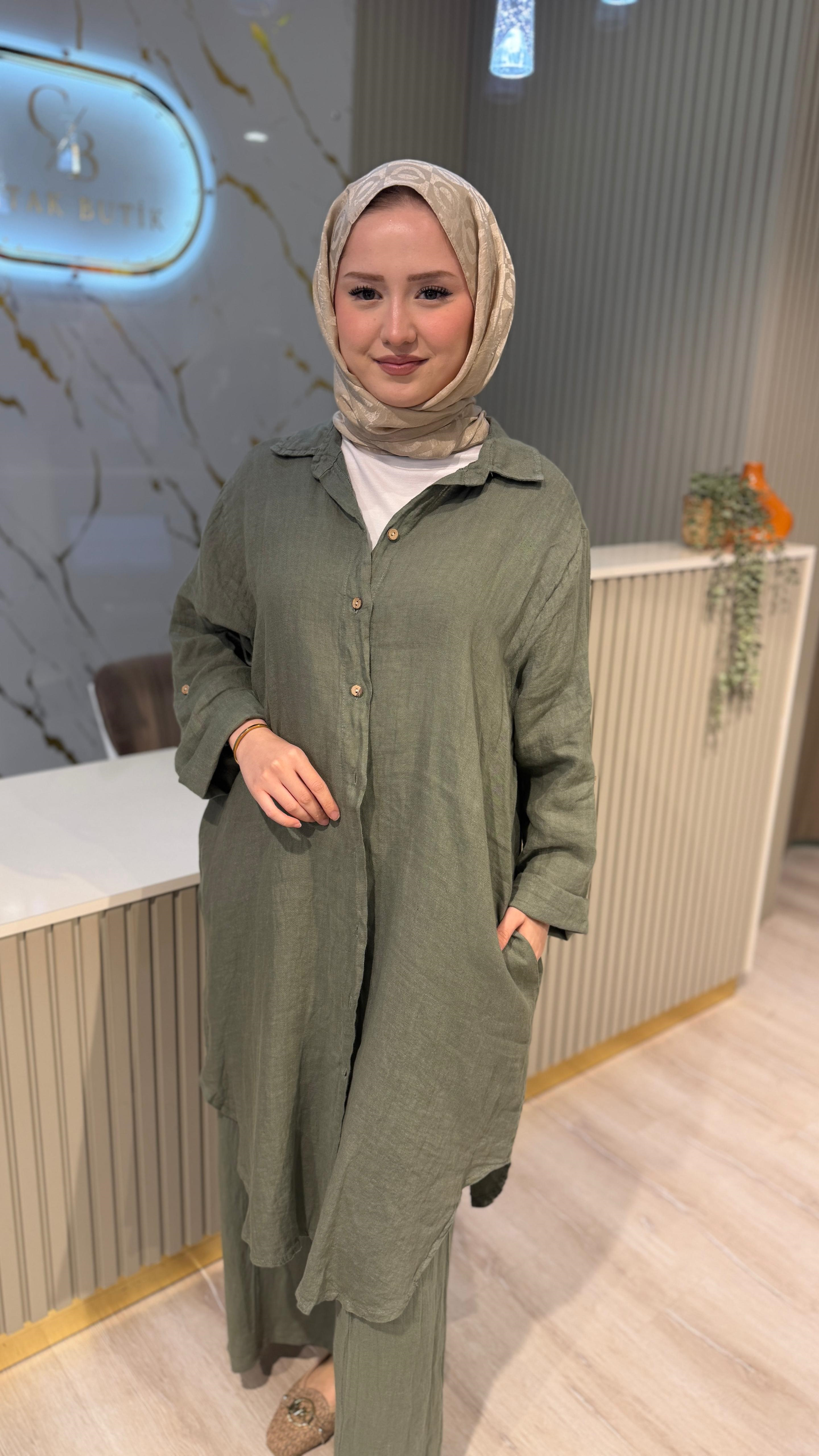 İTHAL 802 BASİC GÖMLEK- HAKİ