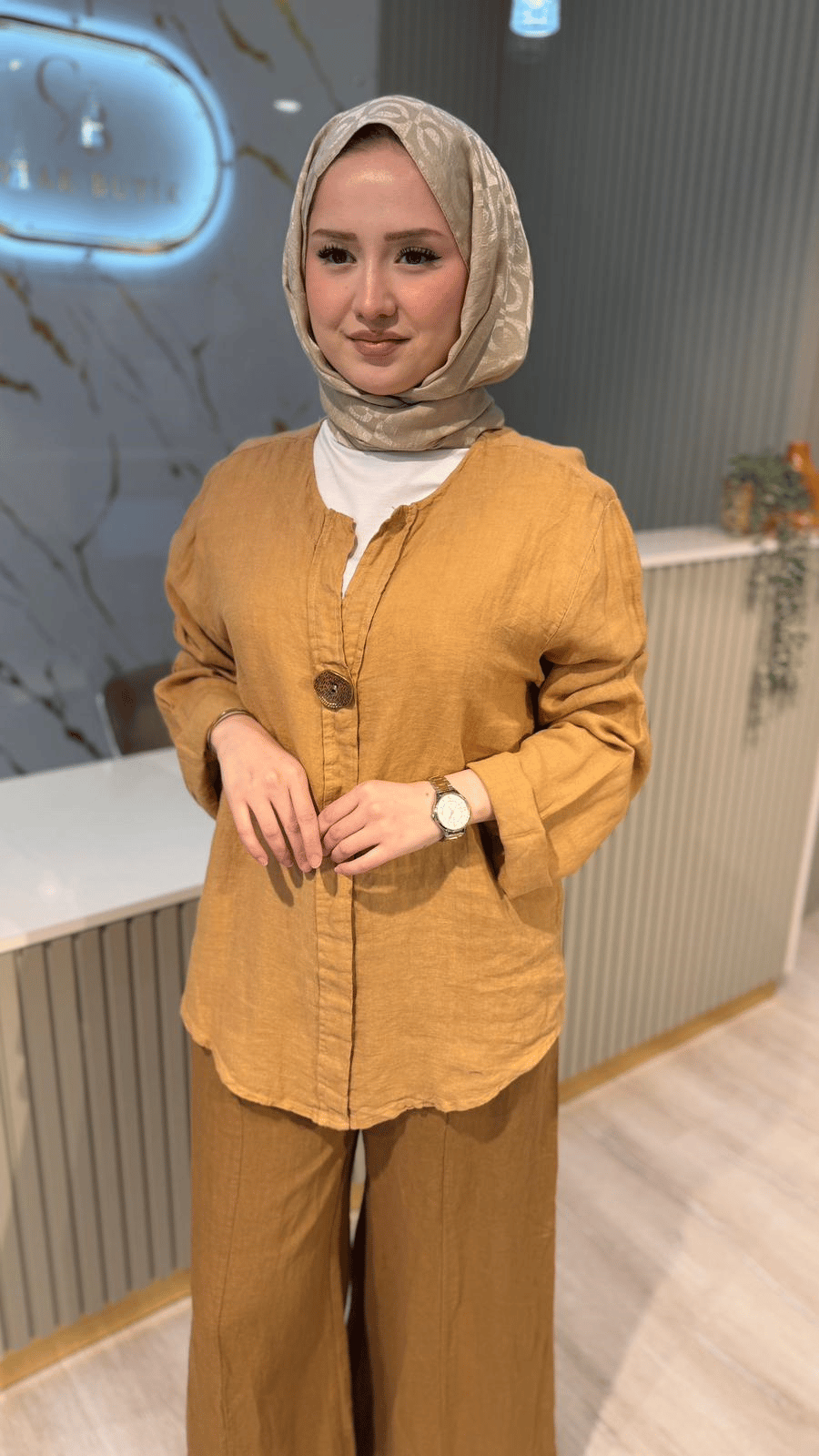 İTHAL 814 GÖMLEK - SÜTLÜ KAHVE