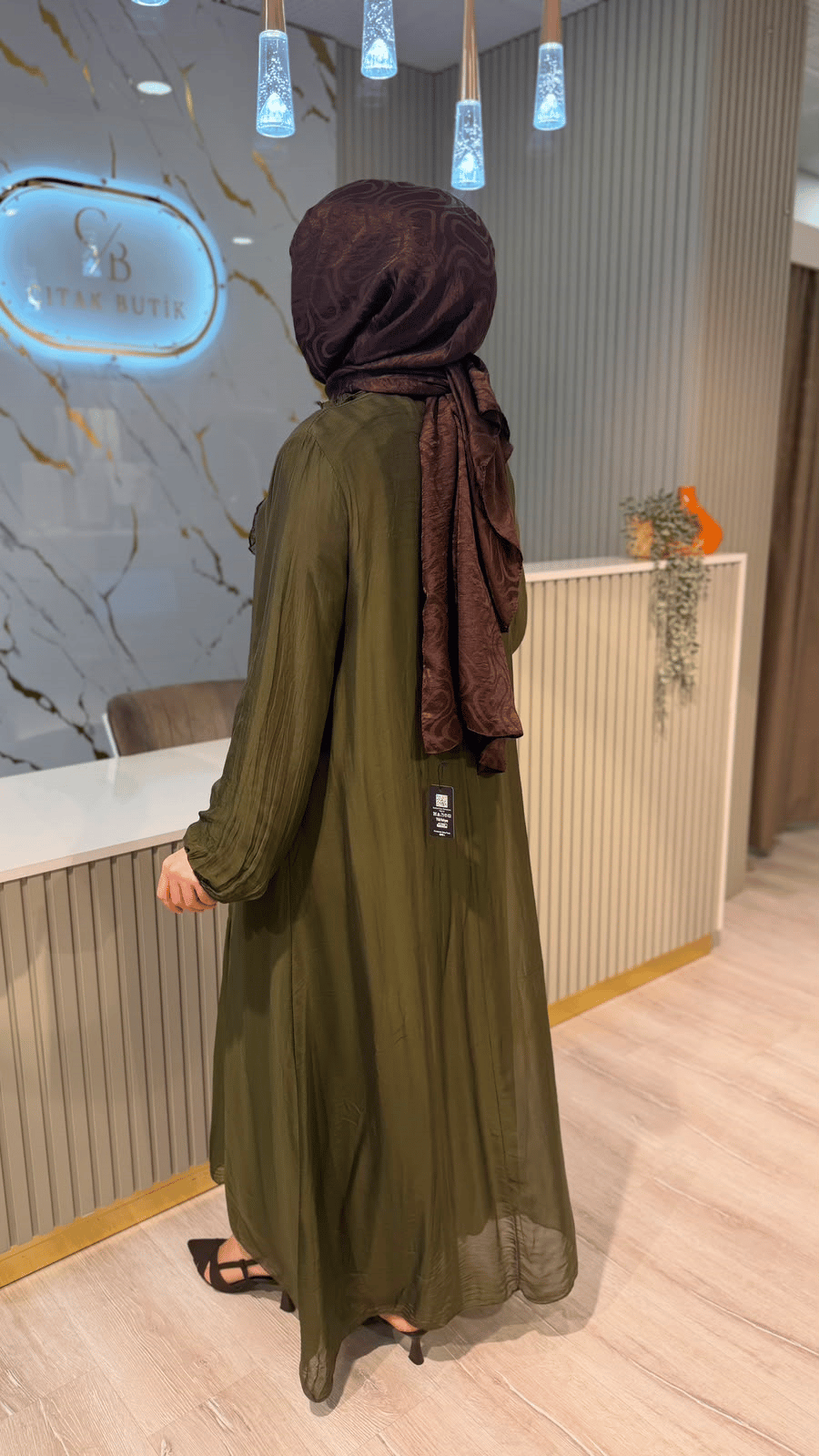 İTHAL 817 ELBİSE - HAKİ