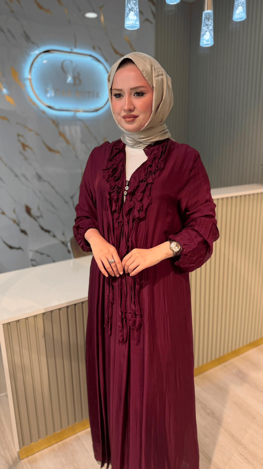 İTHAL 817 ELBİSE - MÜRDÜM